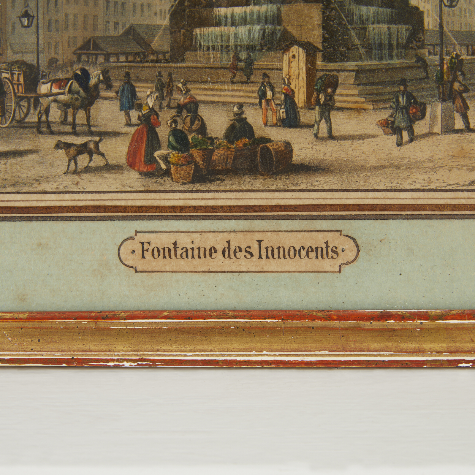 Martens "Fontaine des Innocents" Paris 1832 Print - Image 4 of 6