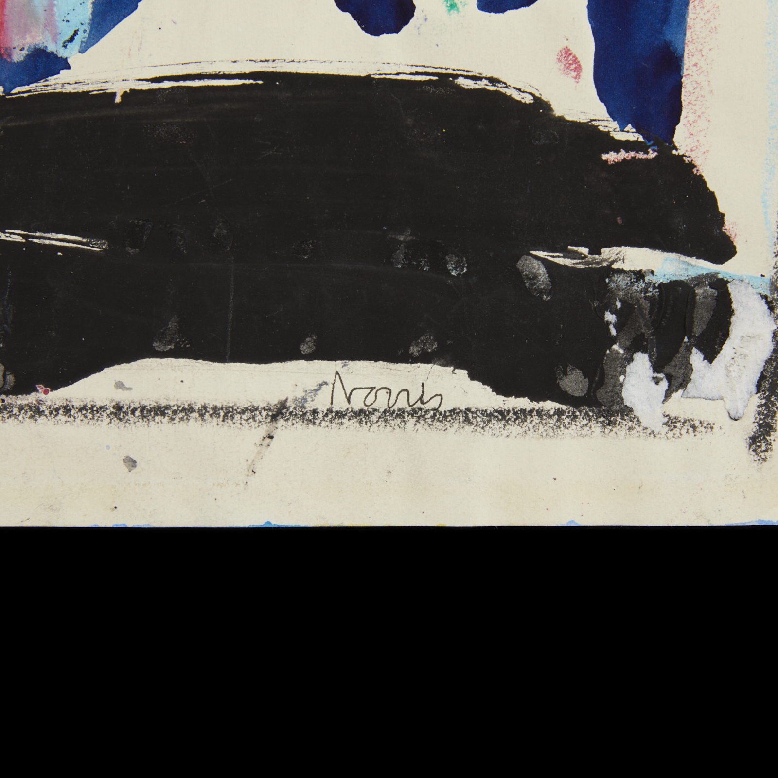 2 Norris Embry Abstract Paintings ca. 1960s - Image 7 of 8