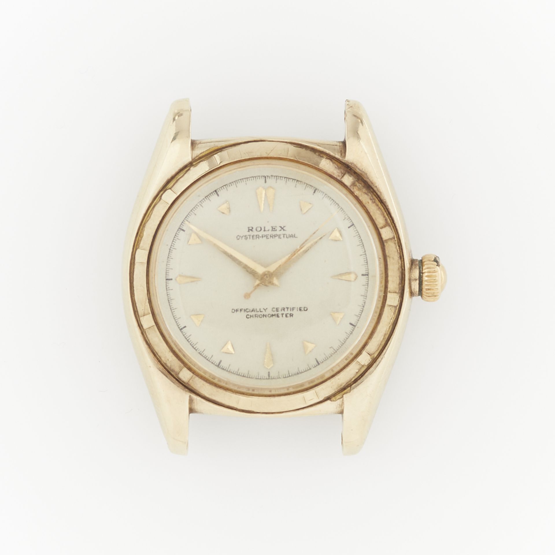 14k Rolex Oyster Perpetual 4777 Bubble Back - Image 3 of 14