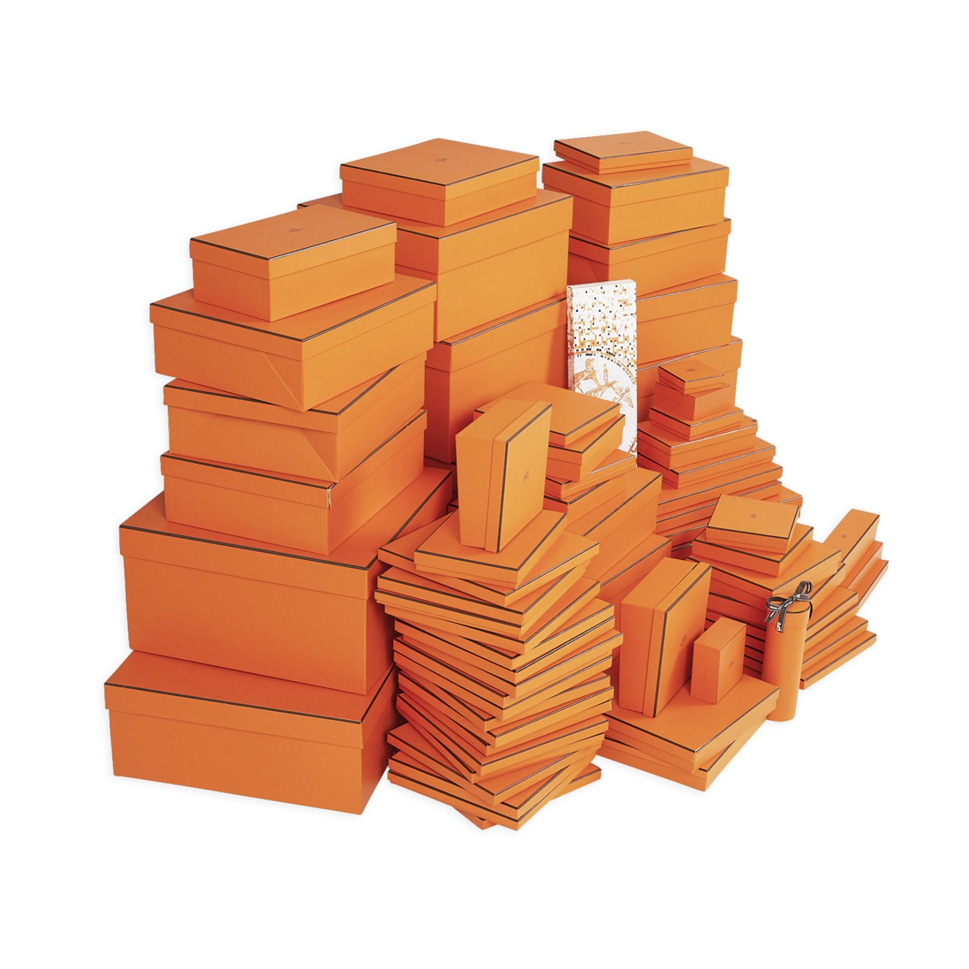 Large Group of 75 Hermes Boxes - Image 6 of 11