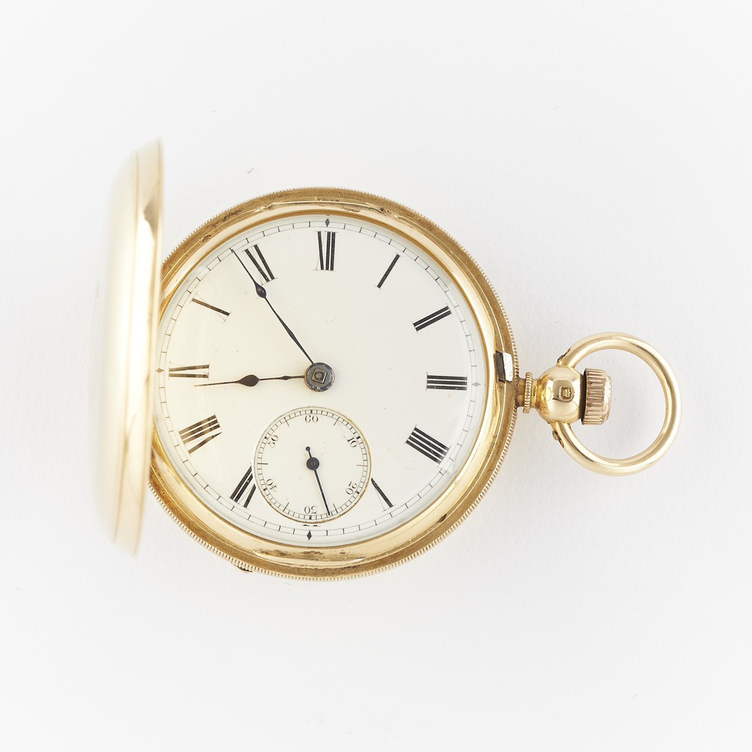 FJ Kaupp of Liskeard 18K Hunter Pocket Watch