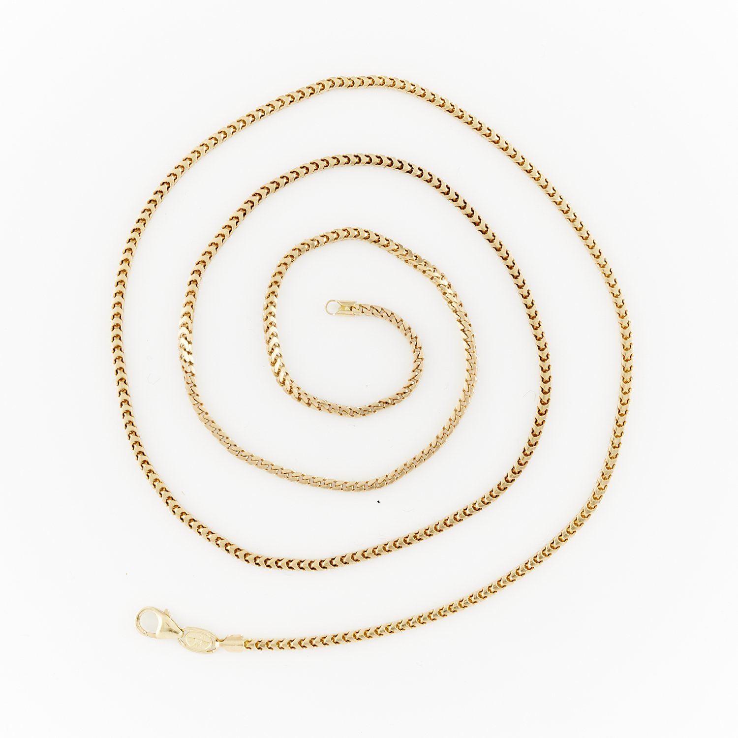 Italian 14k Yellow Gold Box Chain