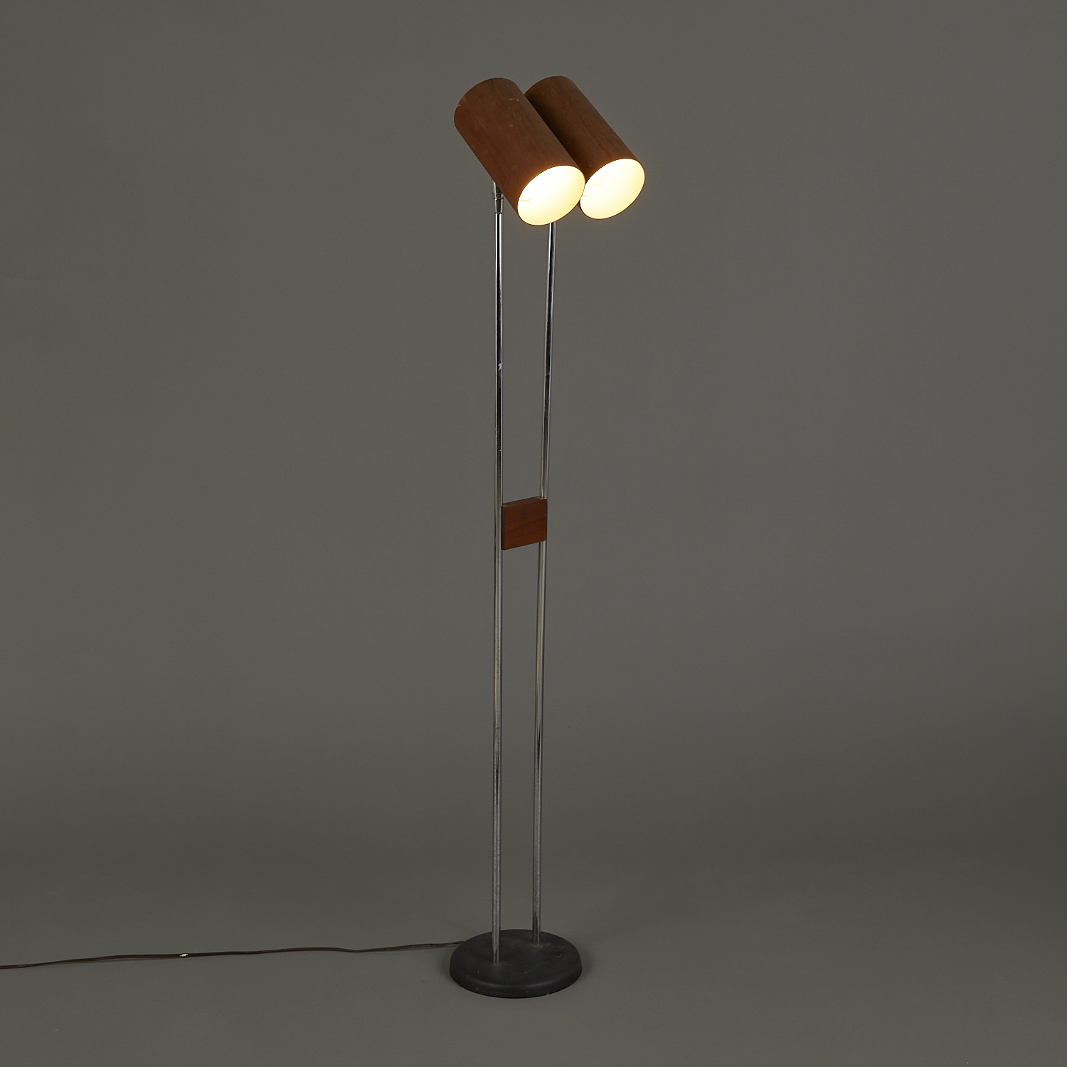 George Nelson "Holzzylinder" MCM Floor Lamp - Image 2 of 11