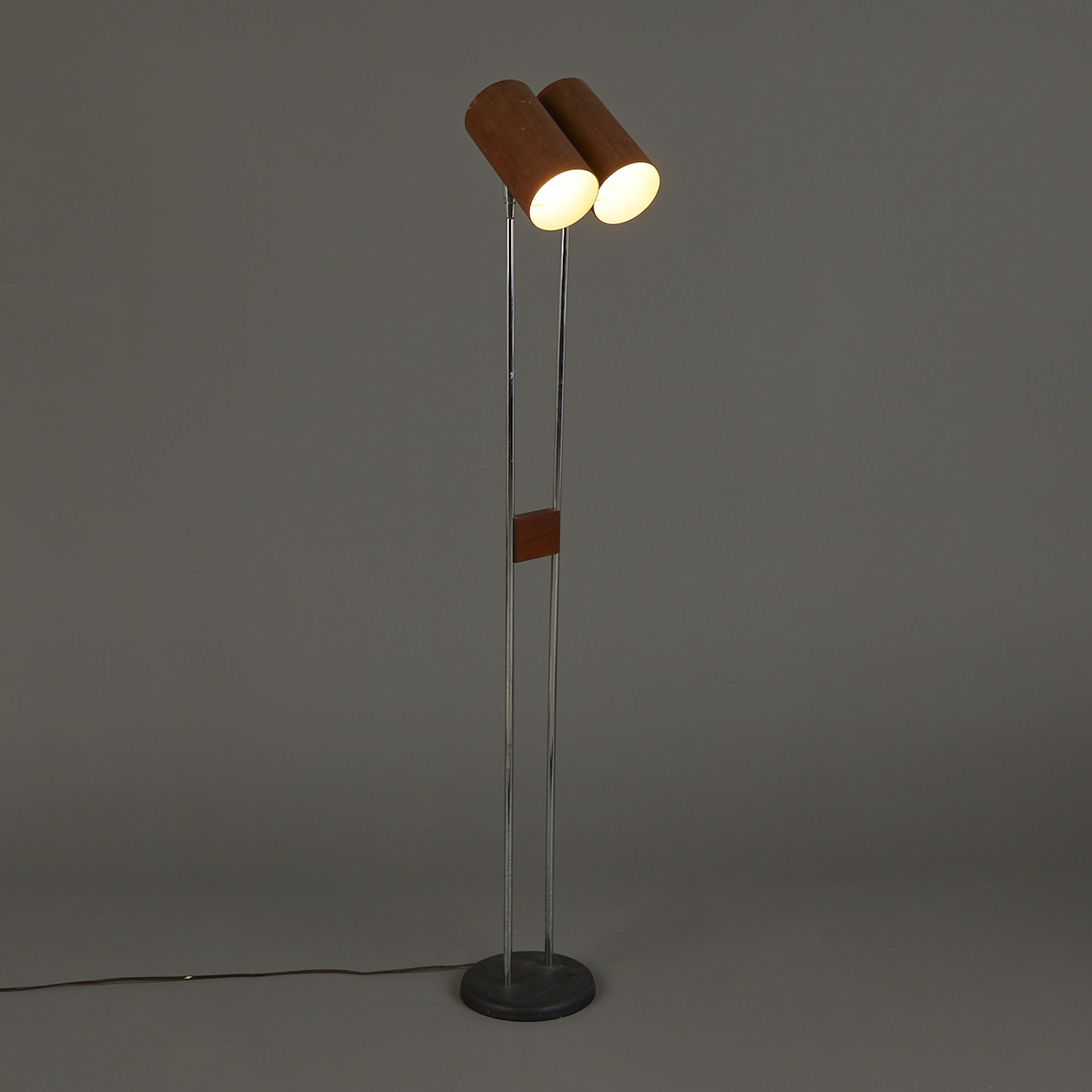 George Nelson "Holzzylinder" MCM Floor Lamp - Bild 2 aus 11