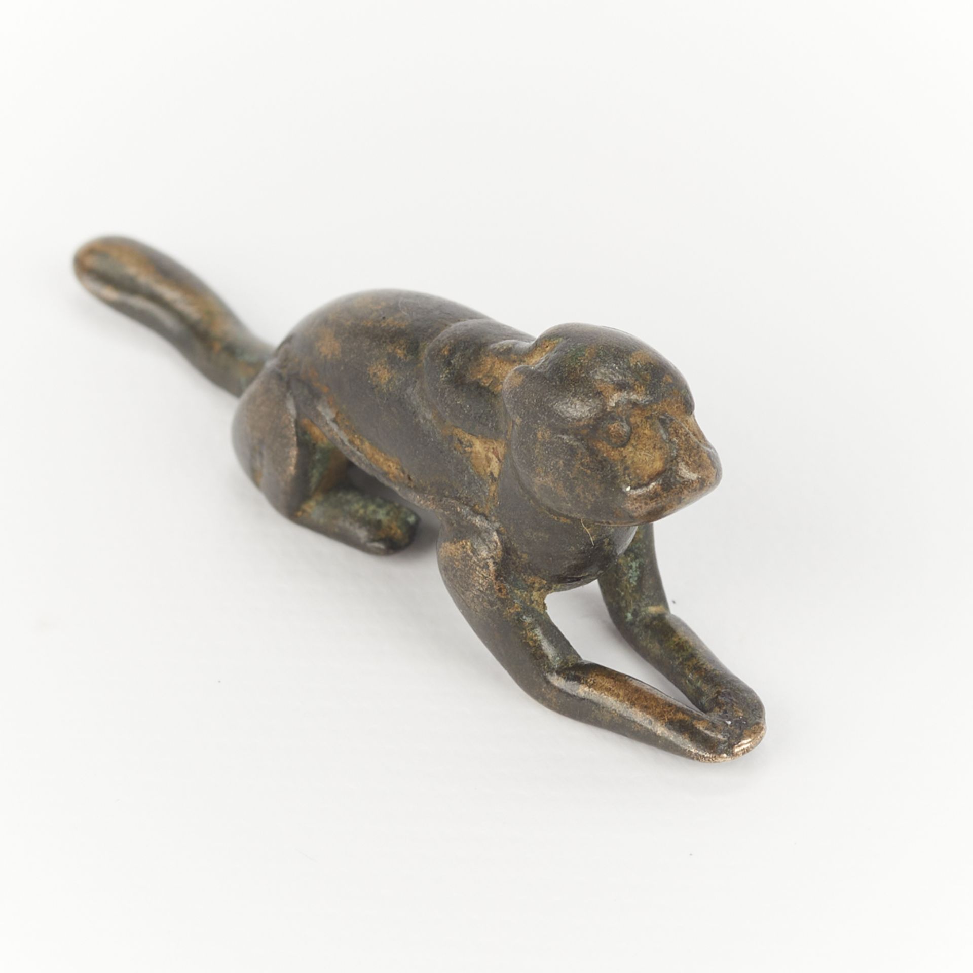 Small Bronze Egyptian Cat Figurine - Bild 7 aus 8
