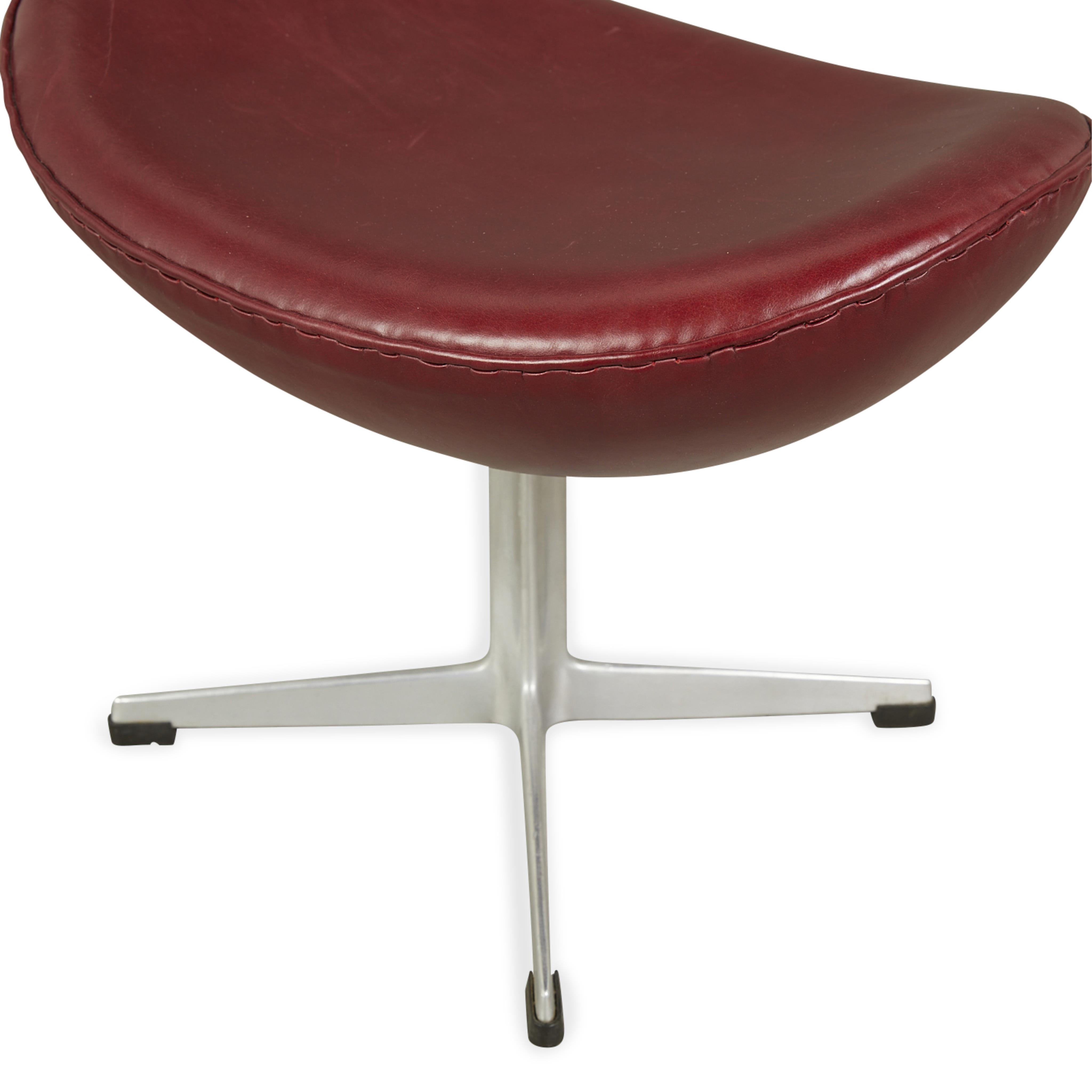 Arne Jacobsen for Hansen Leather Egg Chair 1964 - Image 16 of 17