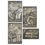 4 Georges Roualt "Passion" Wood Engravings 1939