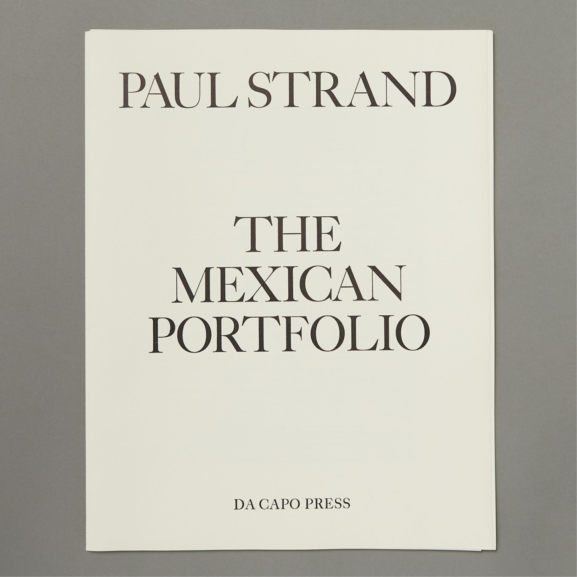 3 Paul Strand "The Mexico Portfolio" Photogravures - Image 5 of 18