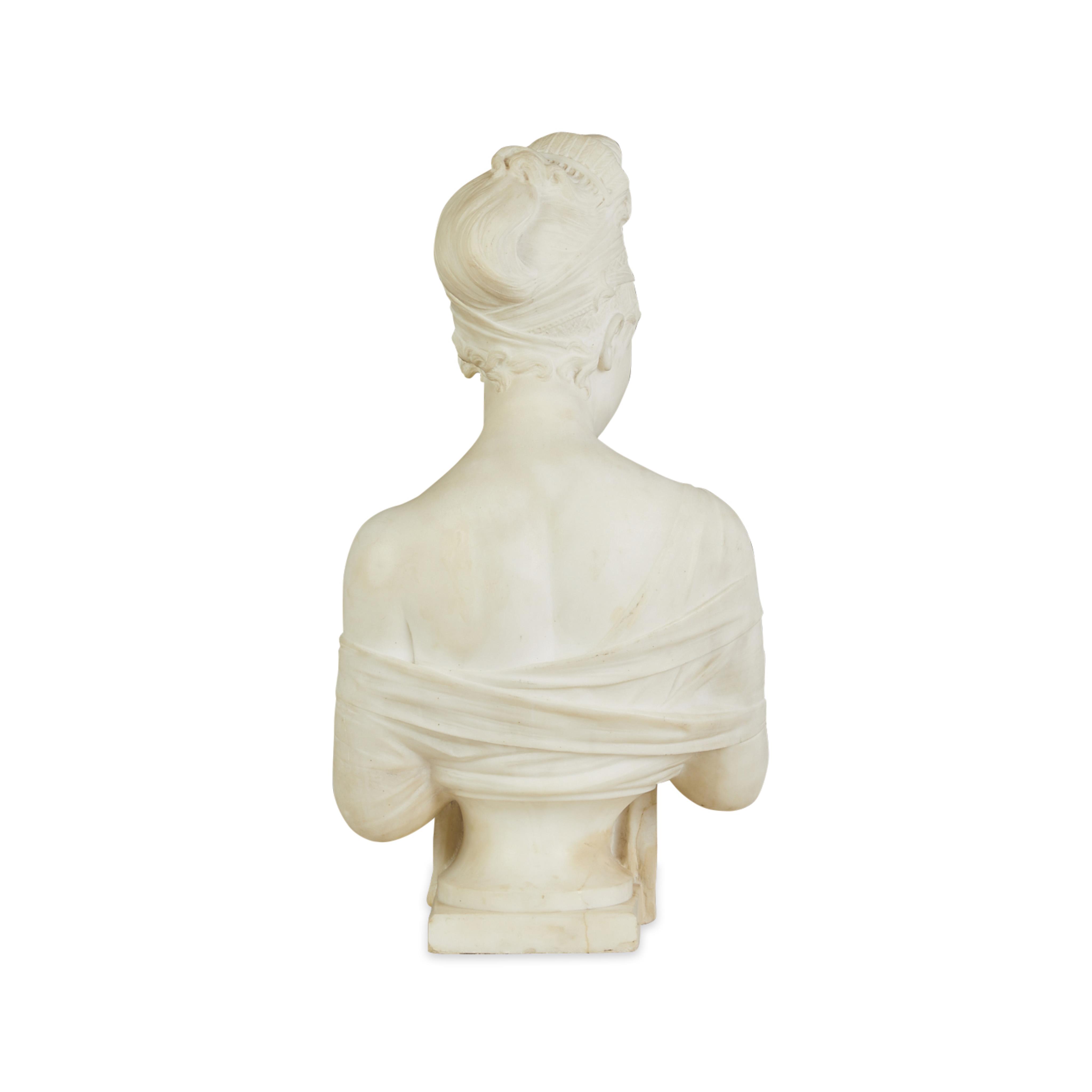 After Joseph Chinard "Madame Recamier" Marble Bust - Image 6 of 9