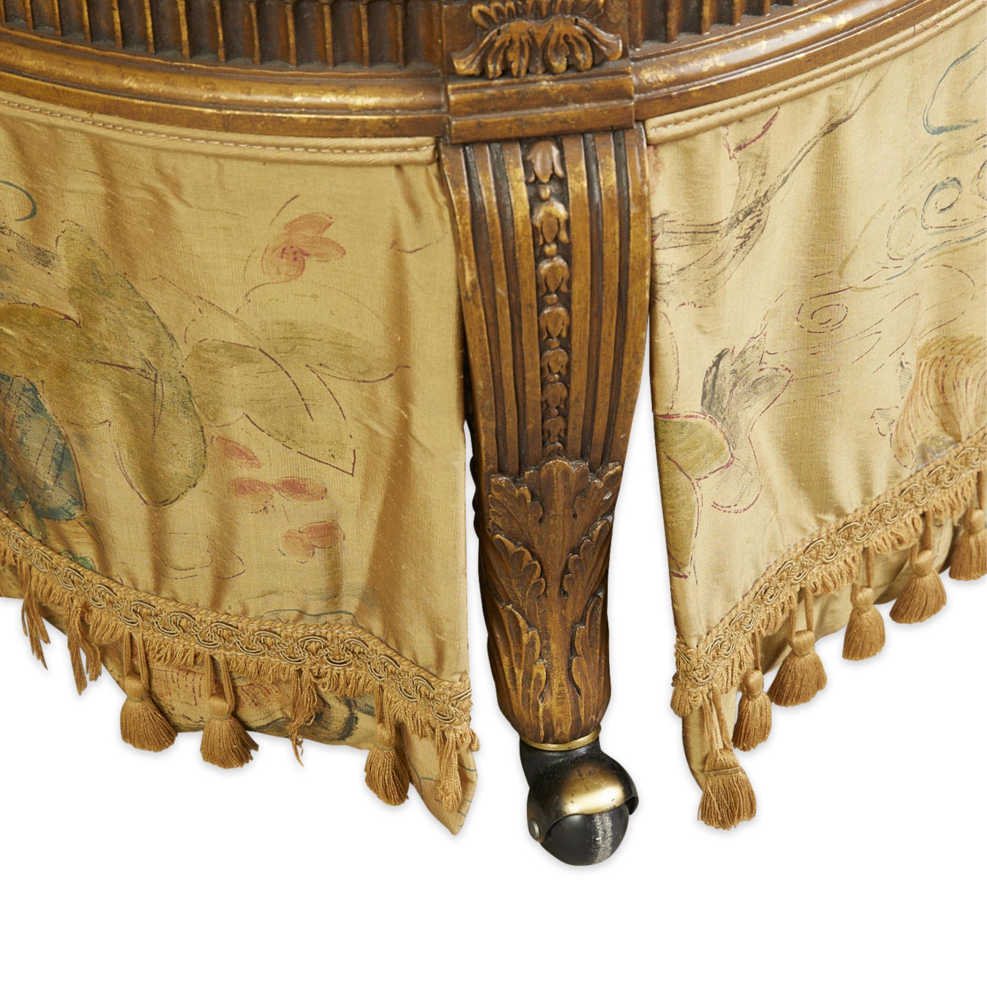 Set 4 Louis XVI Style Giltwood Bergeres Armchairs - Bild 11 aus 26