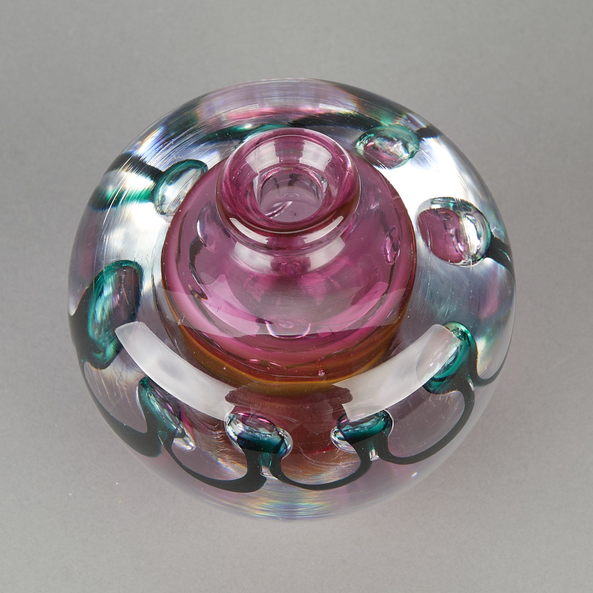 Jean-Claude Novaro Handblown Glass Vase 2000 - Image 2 of 8