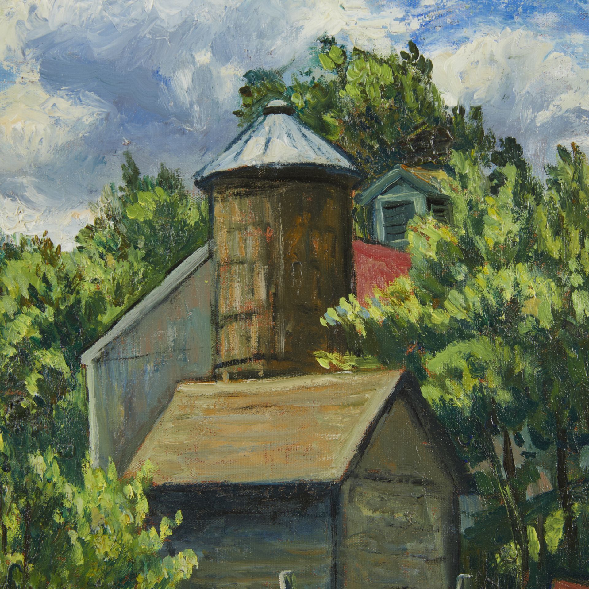 Henry Schnakenberg "Farm Buildings" Painting - Bild 3 aus 8