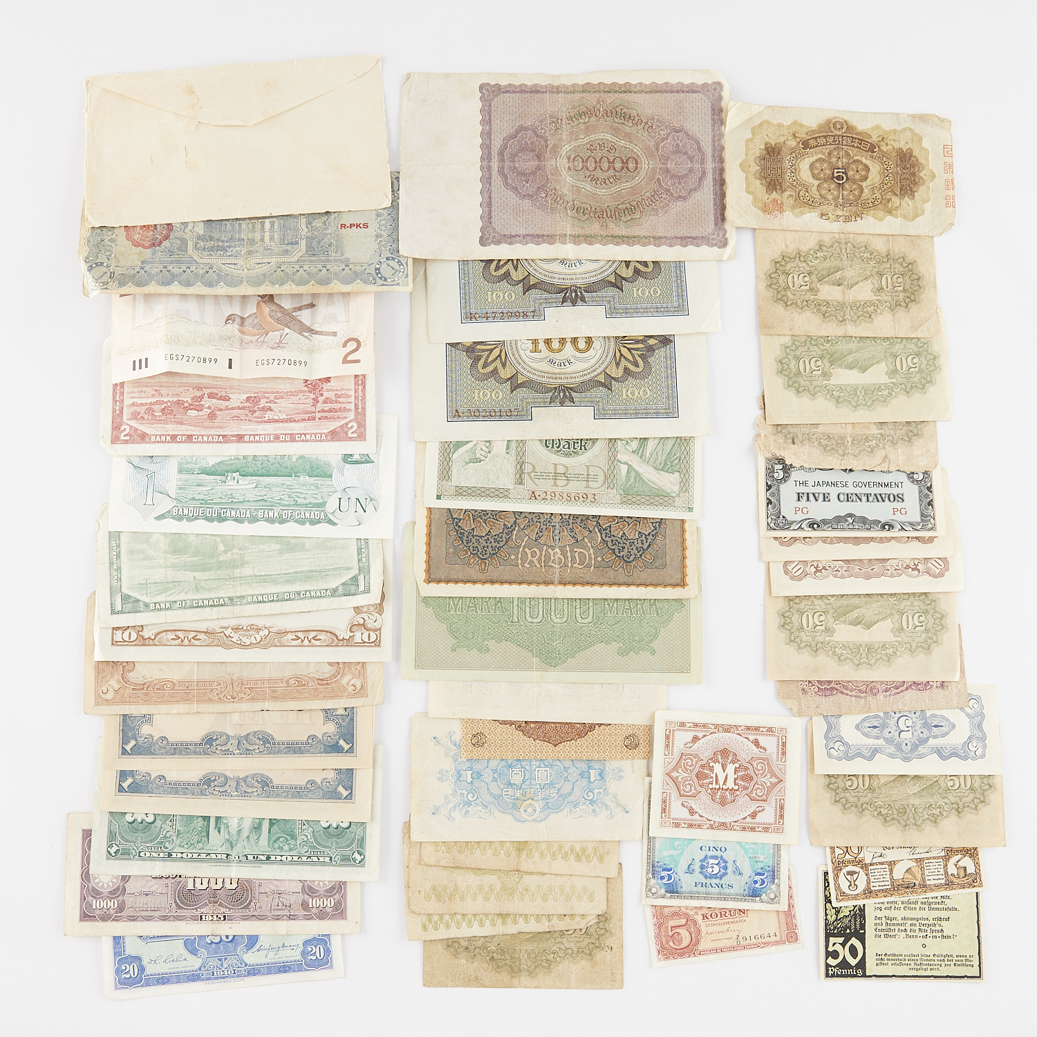 Large Group of Mixed Foreign Currency - Image 12 of 12