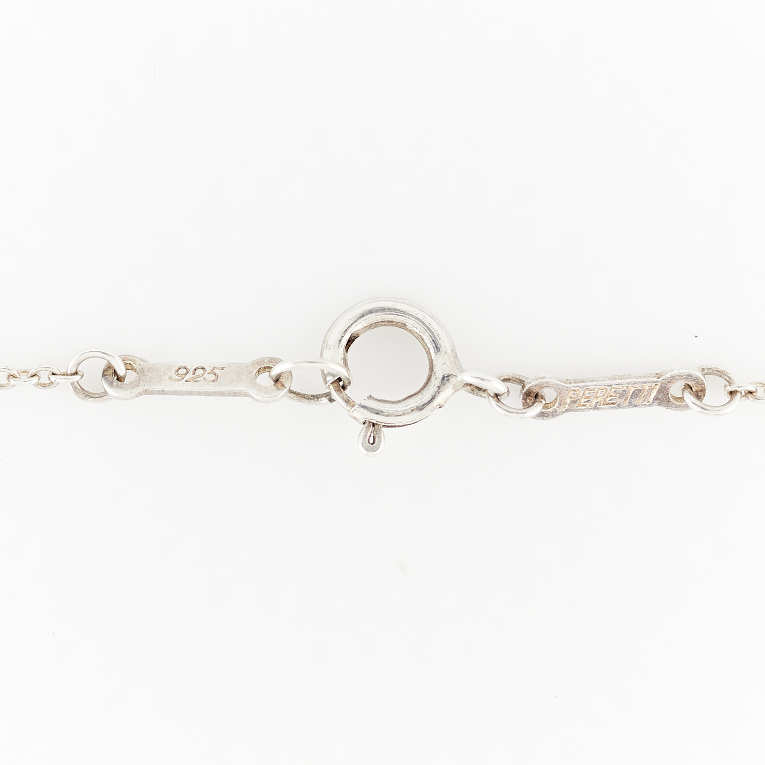 Elsa Peretti for Tiffany & Co. Sterling Initial Necklace - Image 6 of 8