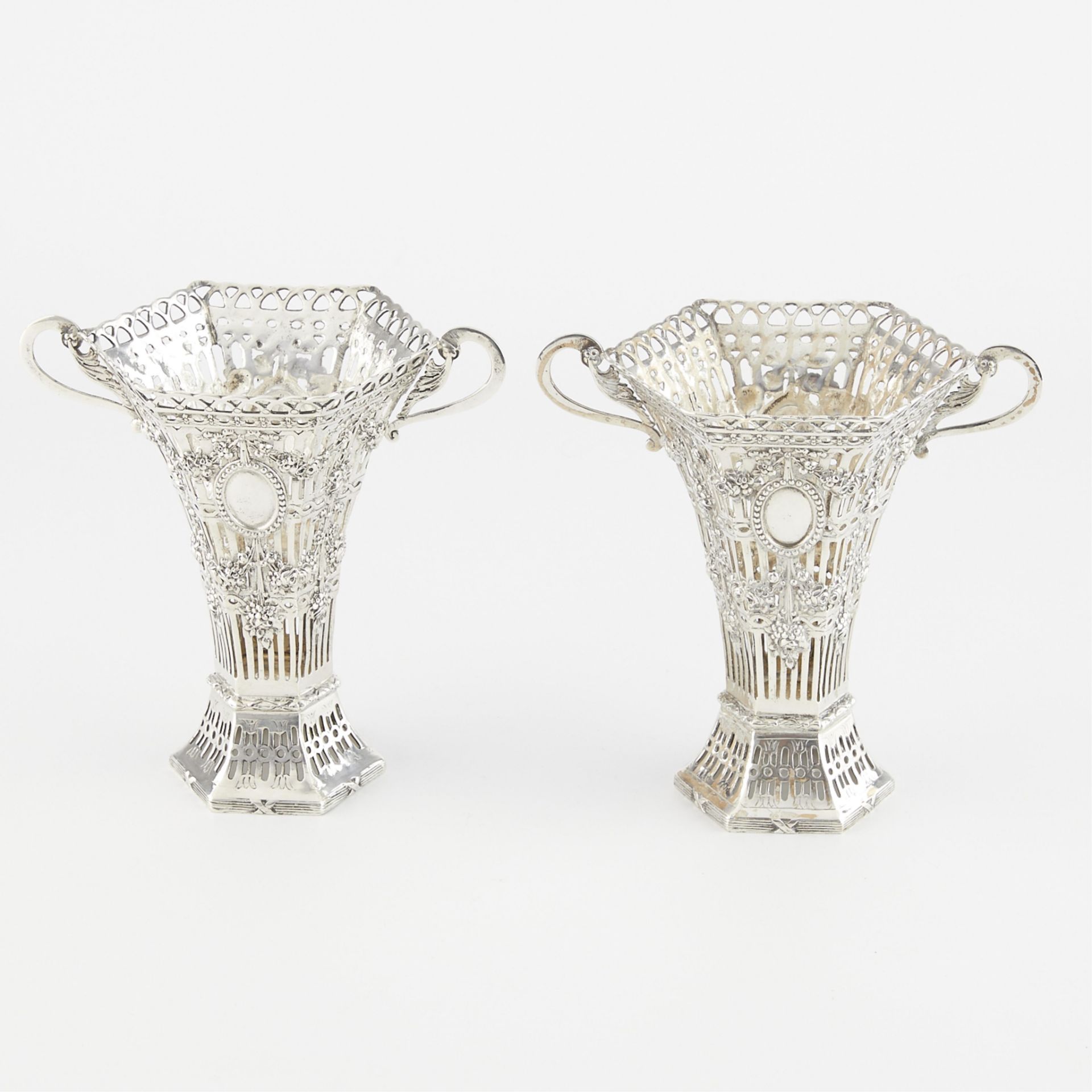 Henzler Ferdinand 800 Silver Vases - Image 7 of 13