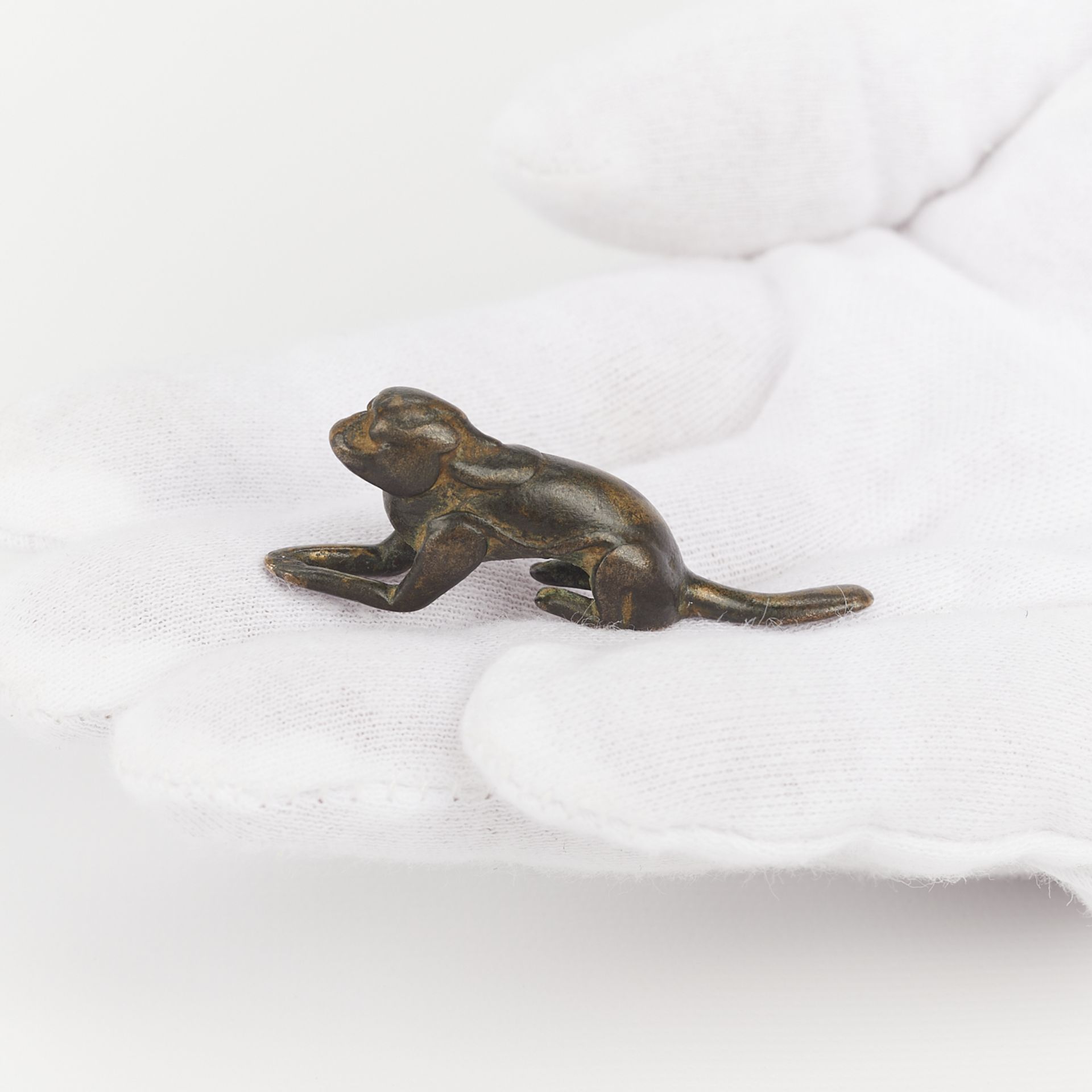 Small Bronze Egyptian Cat Figurine - Bild 8 aus 8