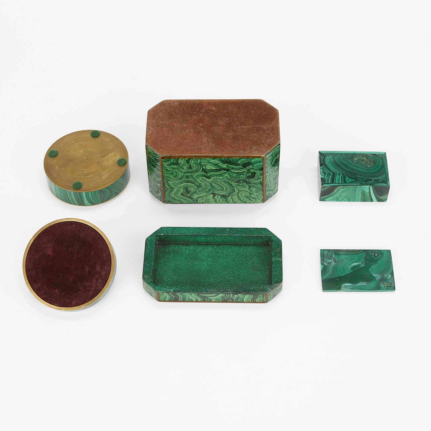 Group of 15 Malachite Items - Image 15 of 15