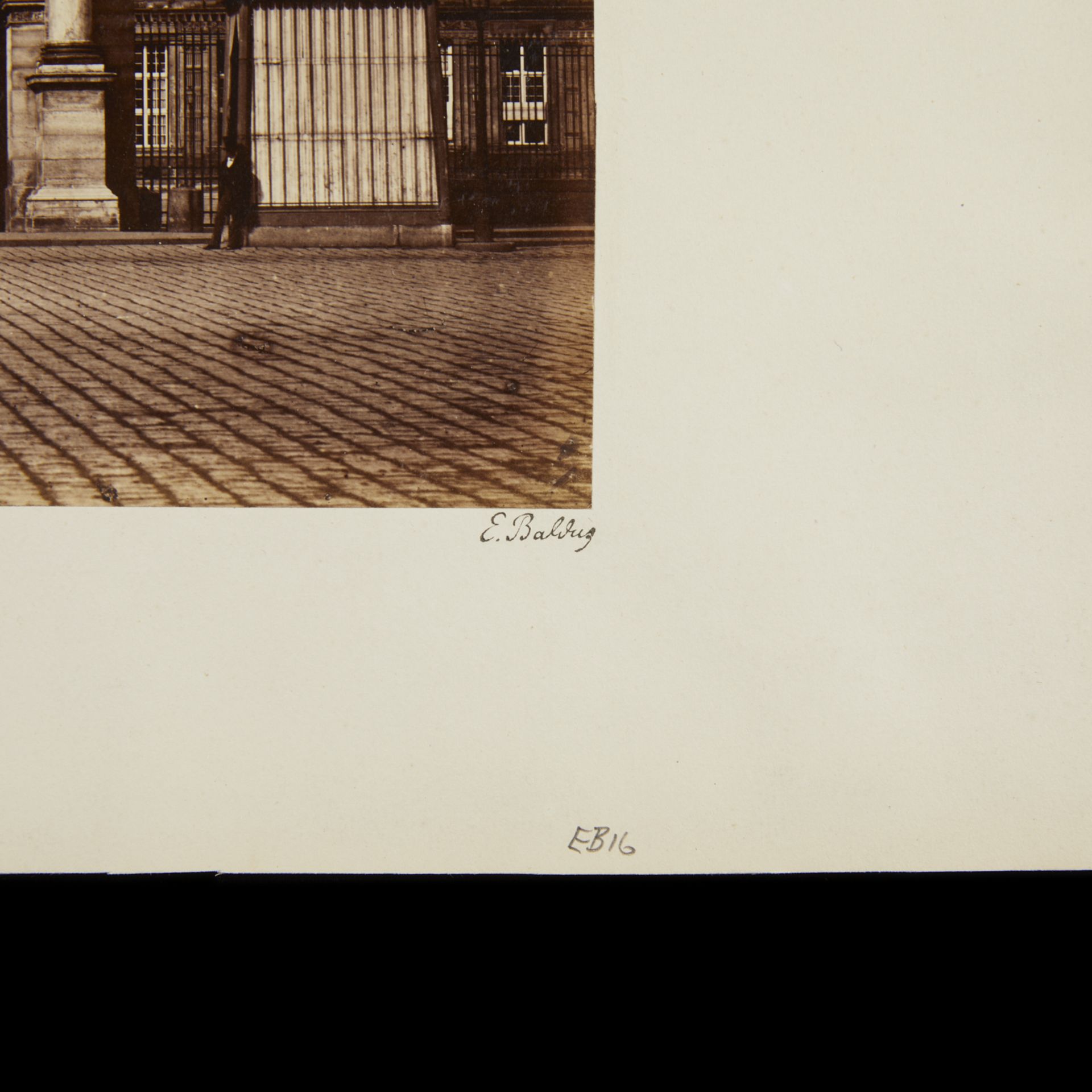 Edouard Baldus "L'Arc de Triomphe, Paris" Albumen - Bild 4 aus 7