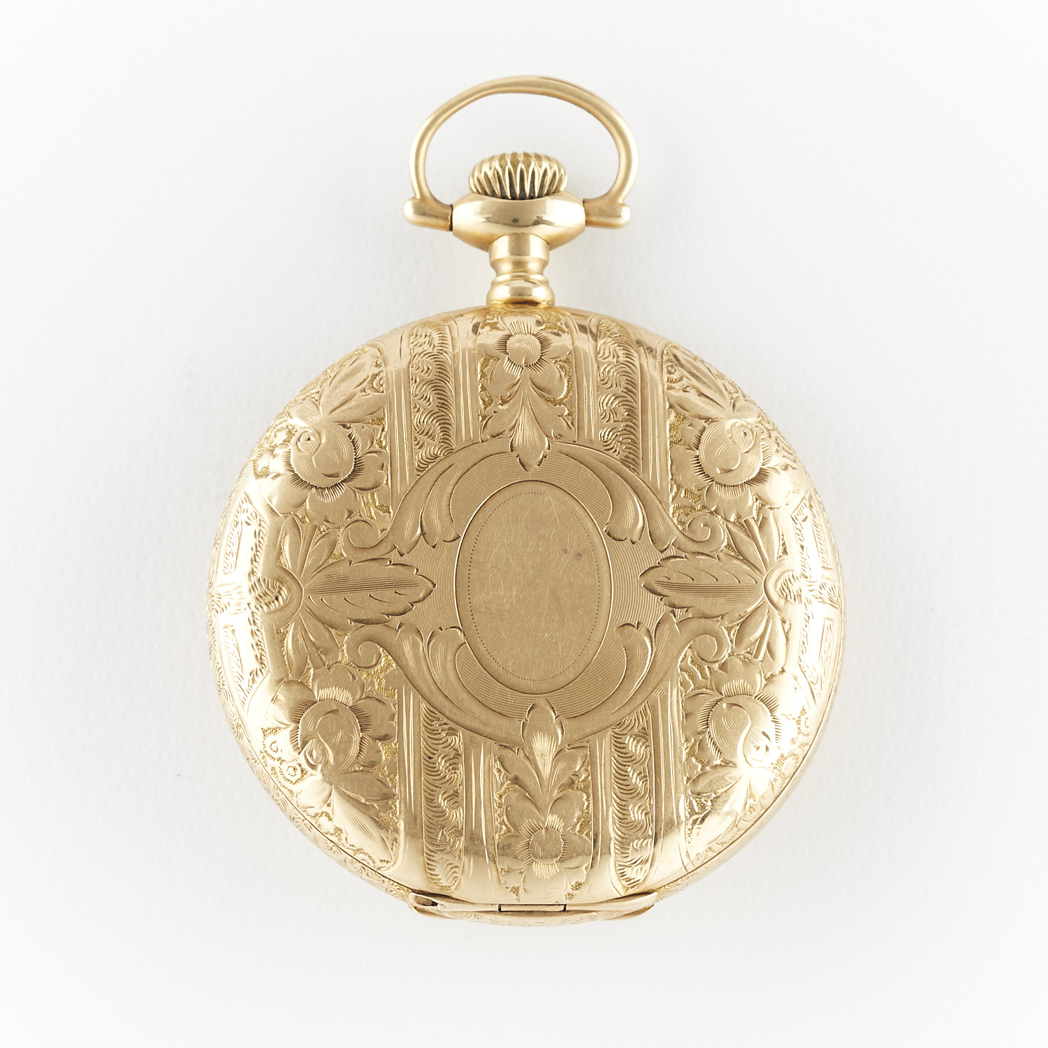 Elgin 14K Hunter Pocket Watch w/ Star & Diamond - Image 3 of 7