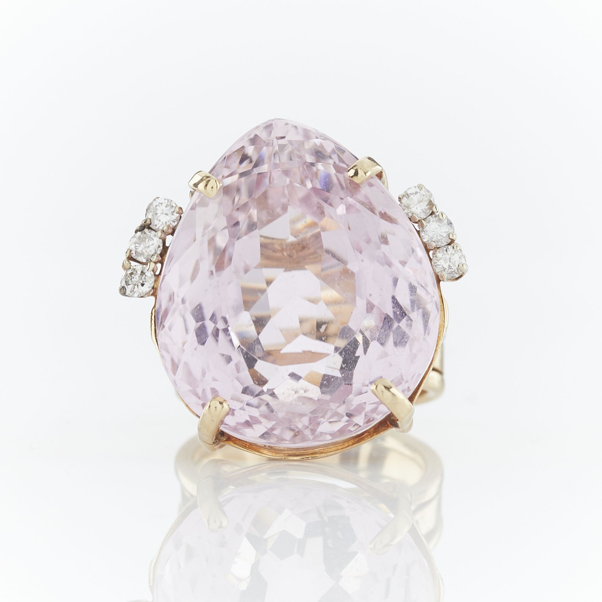 14k Yellow Gold & Kunzite Cocktail Ring - Image 2 of 11