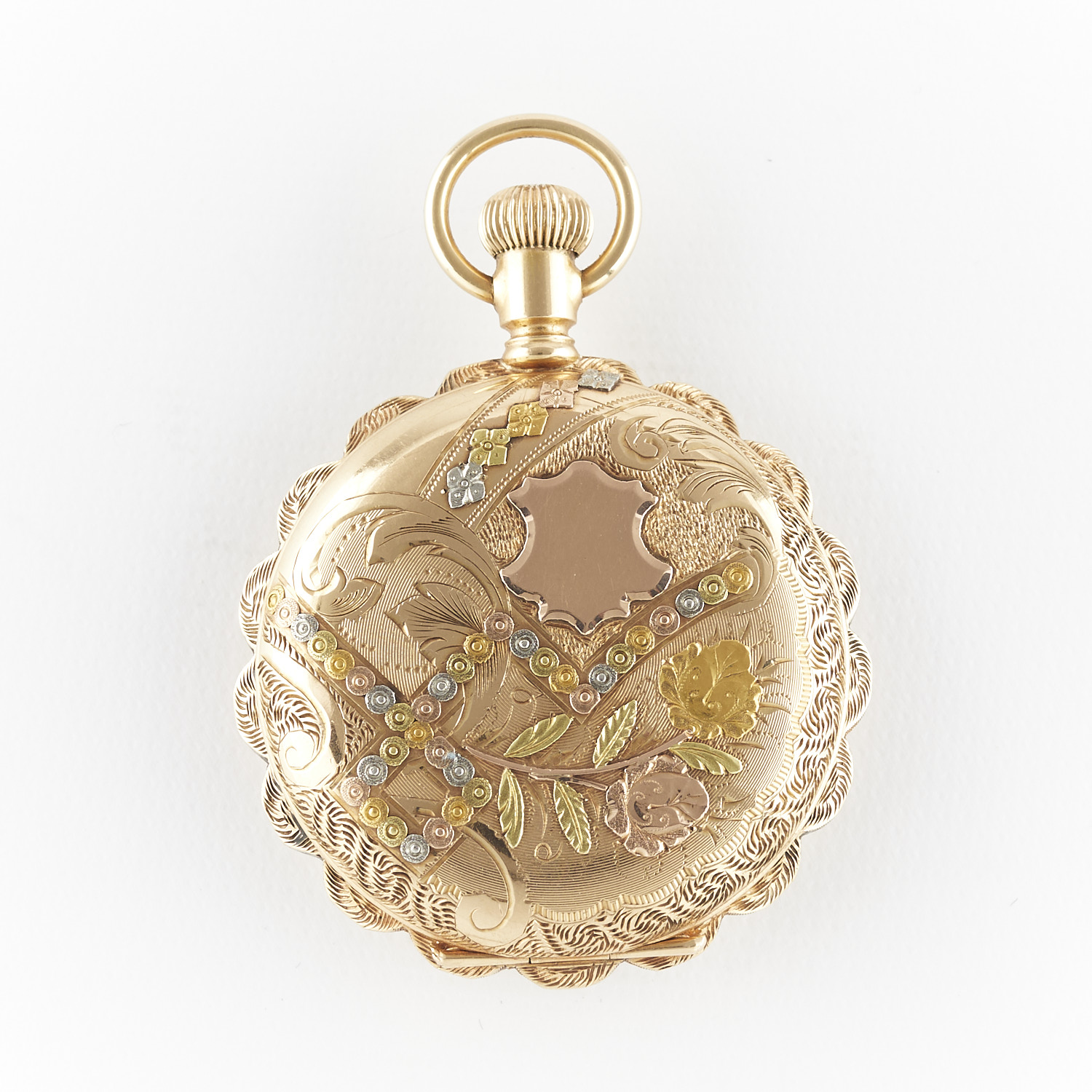 Waltham 14K Hunter Pocket Watch w/ Multi Gold - Image 2 of 6