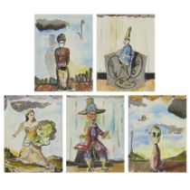 Grp 5 Michael Byron "Players" Suite Prints 1986