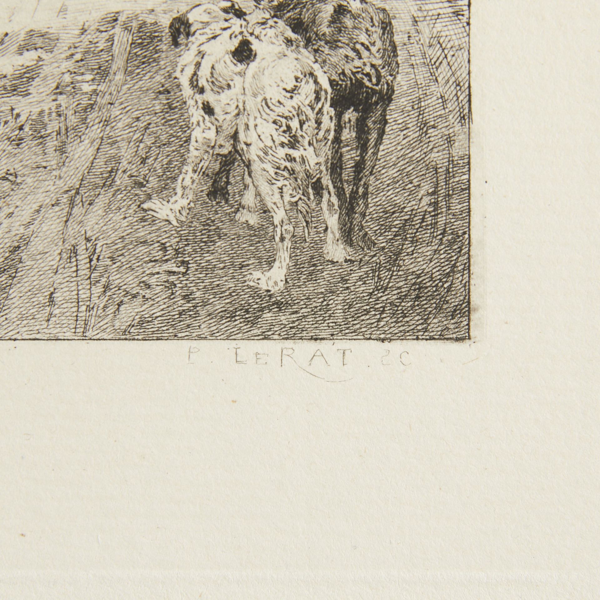 Toussaint "Turning Rein" Etching After Meissonier - Image 2 of 6