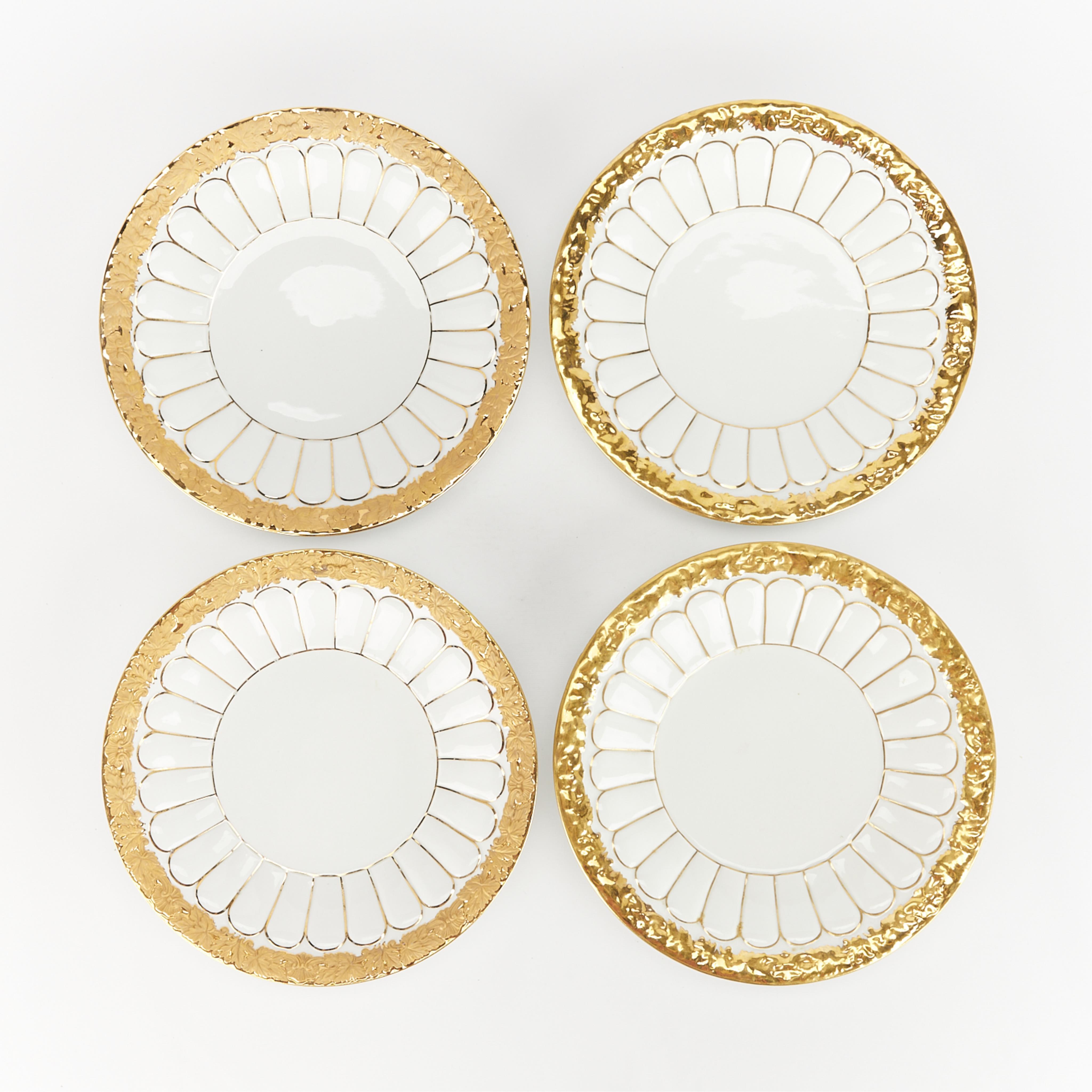 Set 4 Meissen Porcelain "Golden Baroque" Plates - Image 4 of 9