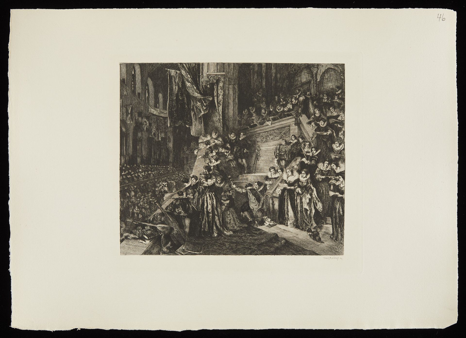 Mordant "The Marriage of Henri IV" aft. Isabey - Image 3 of 5
