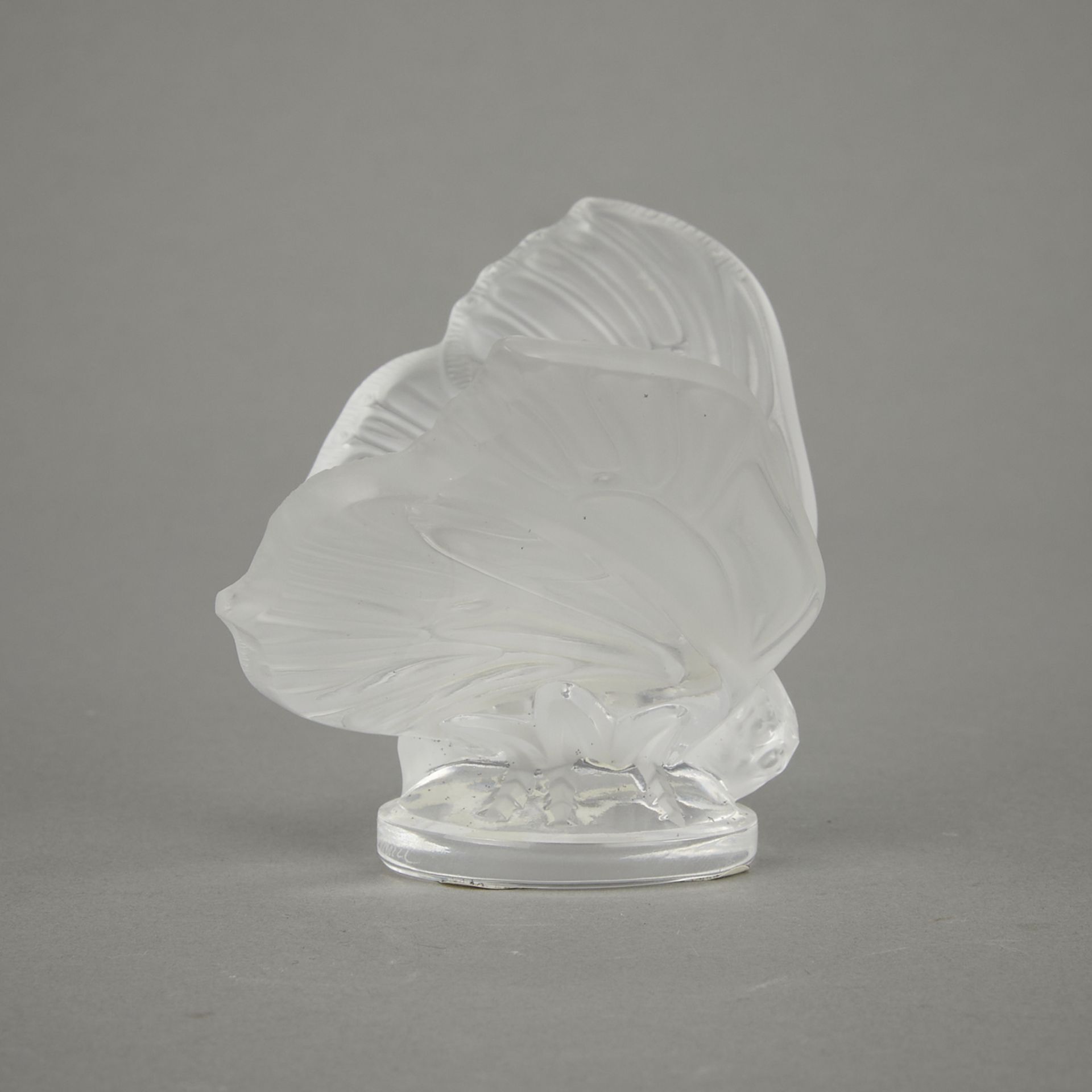 Lalique France Frosted Crystal Butterfly - Bild 8 aus 12