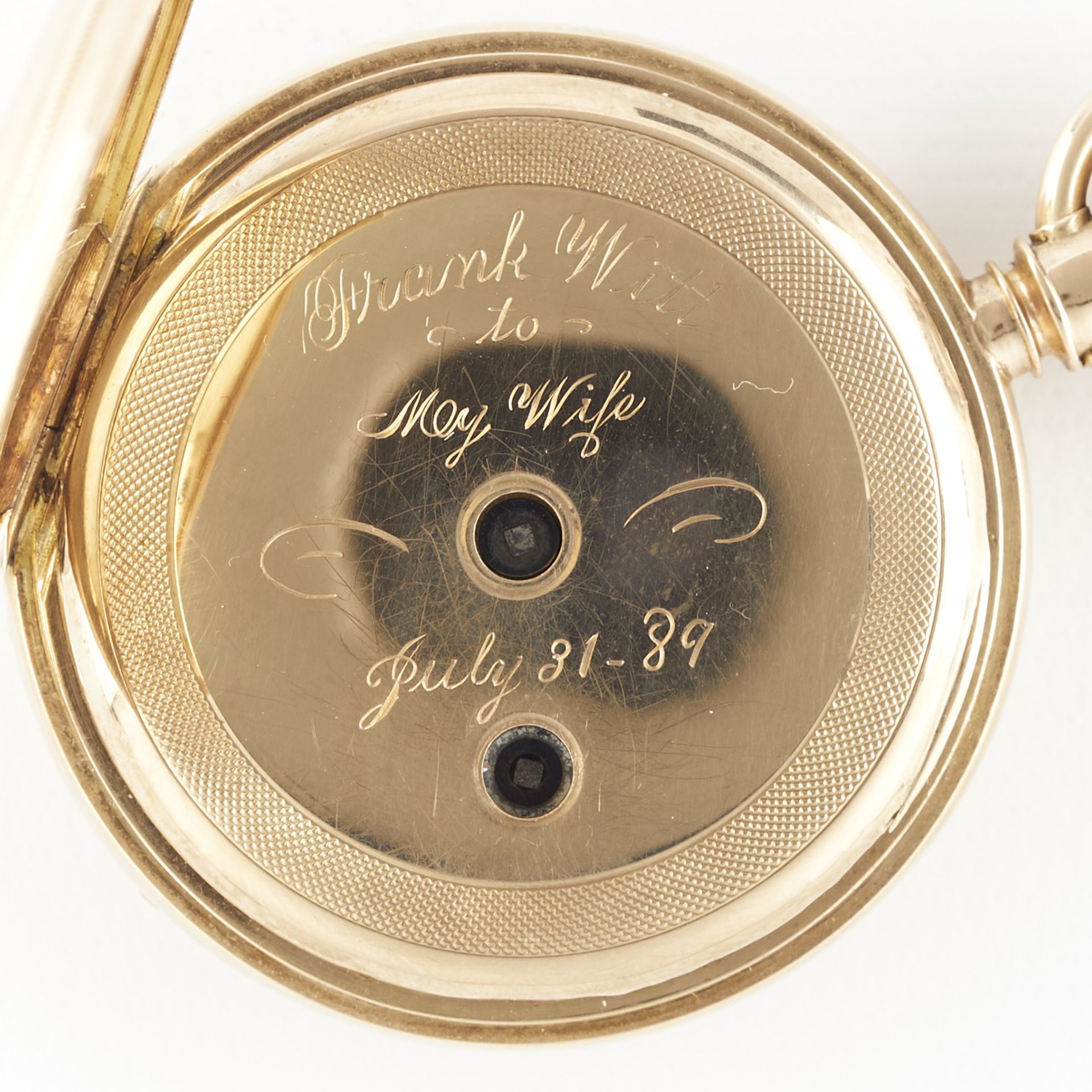 Elgin 18K Hunter Pocket Watch - Image 7 of 8