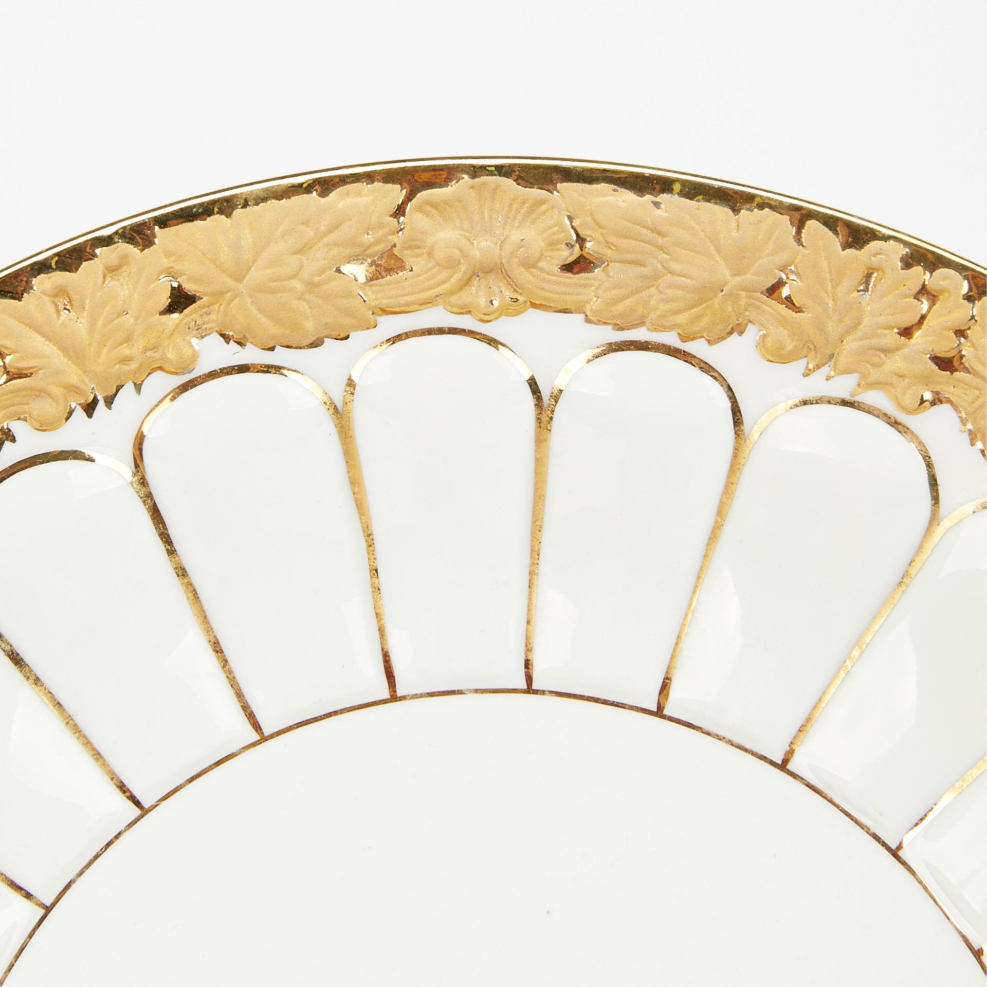 Set 4 Meissen Porcelain "Golden Baroque" Plates - Bild 2 aus 9