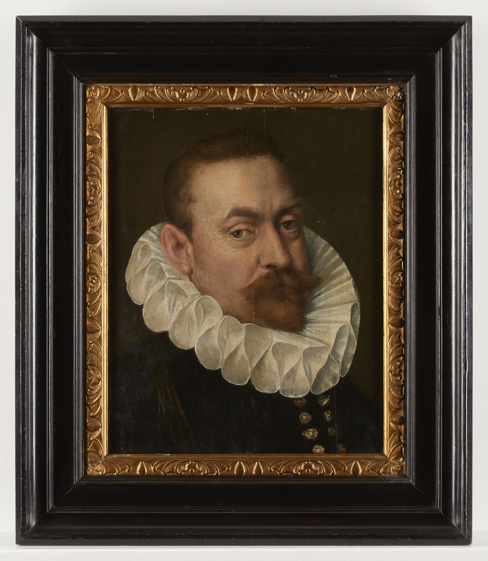 17th c. Dutch School Oil Portrait Painting - Image 3 of 6