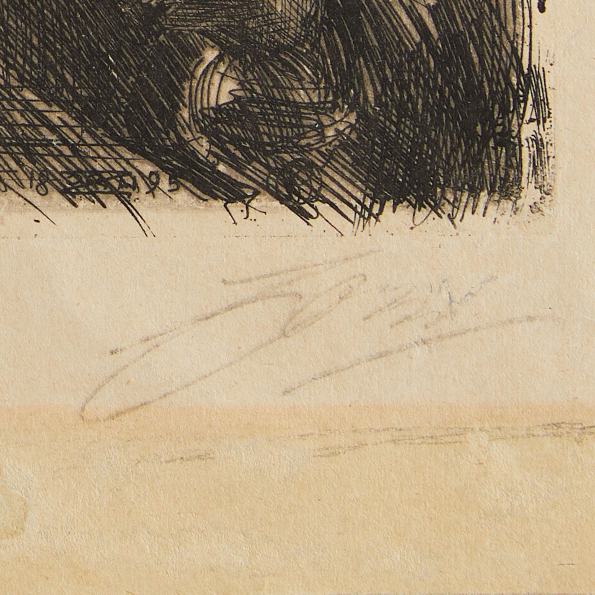 Anders Zorn "Mr. & Mrs. Furstenberg" Etching 1895 - Bild 2 aus 4