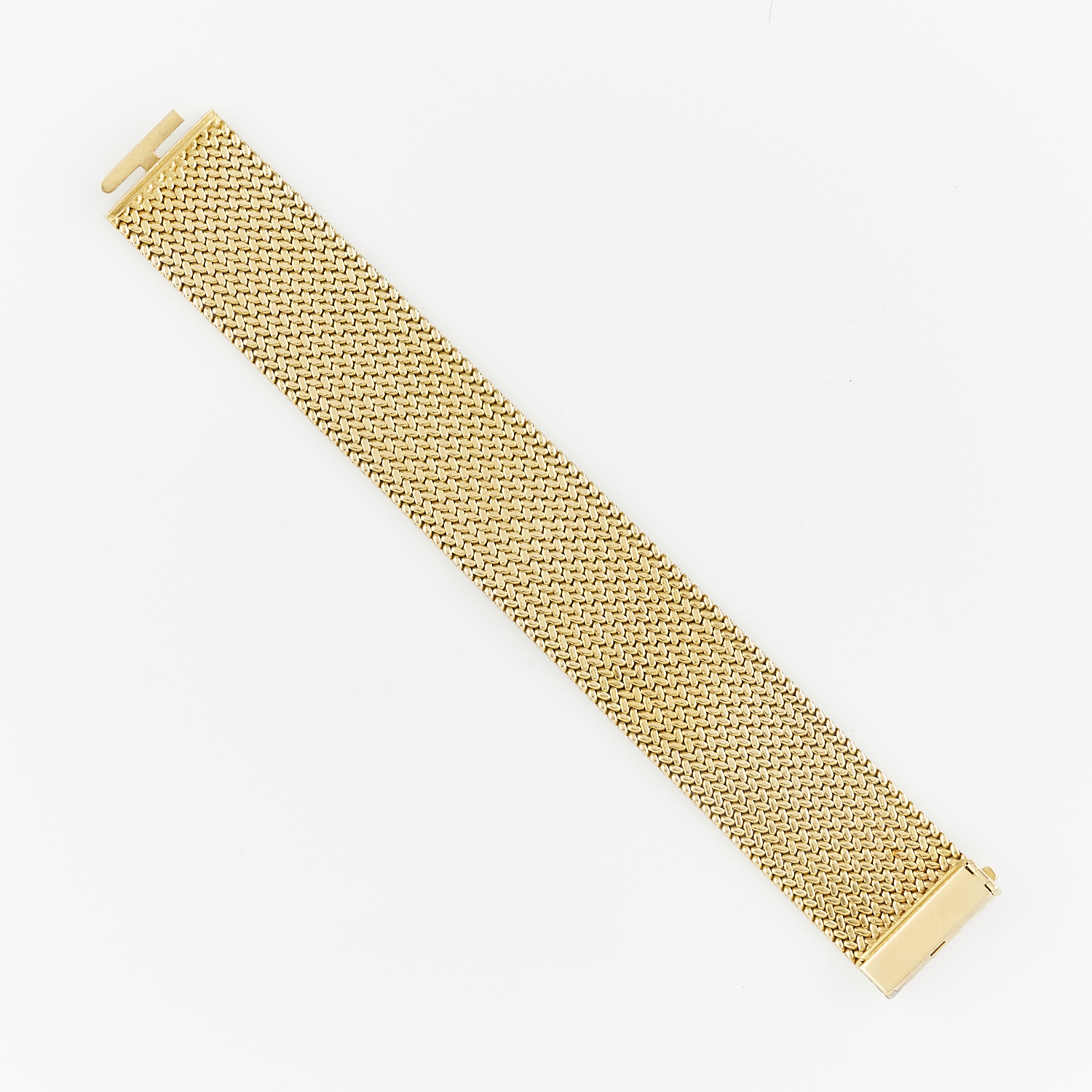 Georges L'Enfant 18k Gold Woven Bracelet - Image 5 of 16