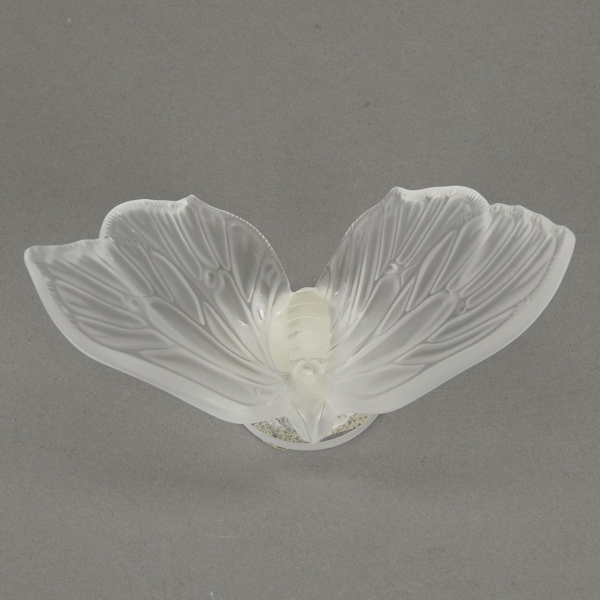 Lalique France Frosted Crystal Butterfly - Bild 10 aus 12