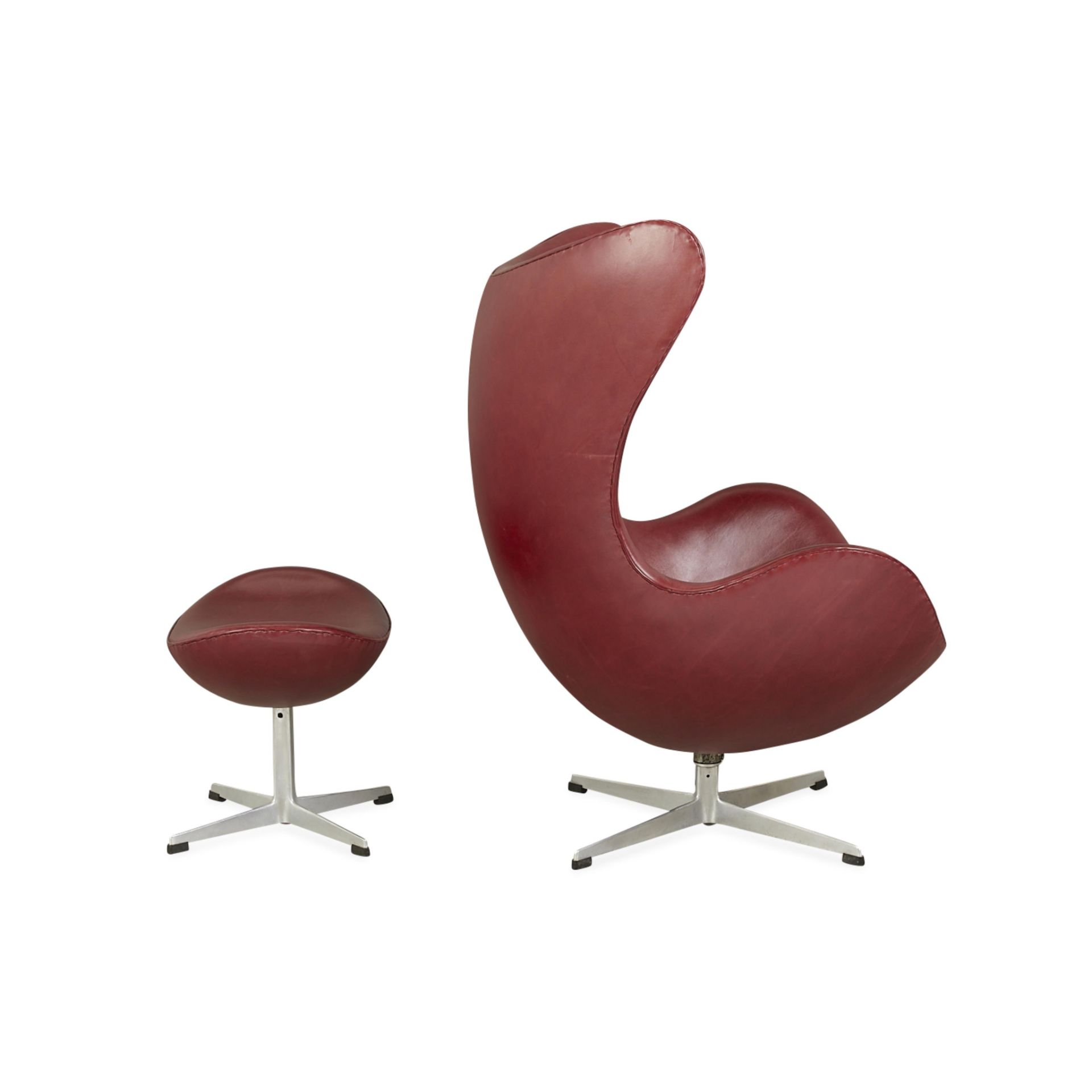 Arne Jacobsen for Hansen Leather Egg Chair 1964 - Bild 7 aus 17