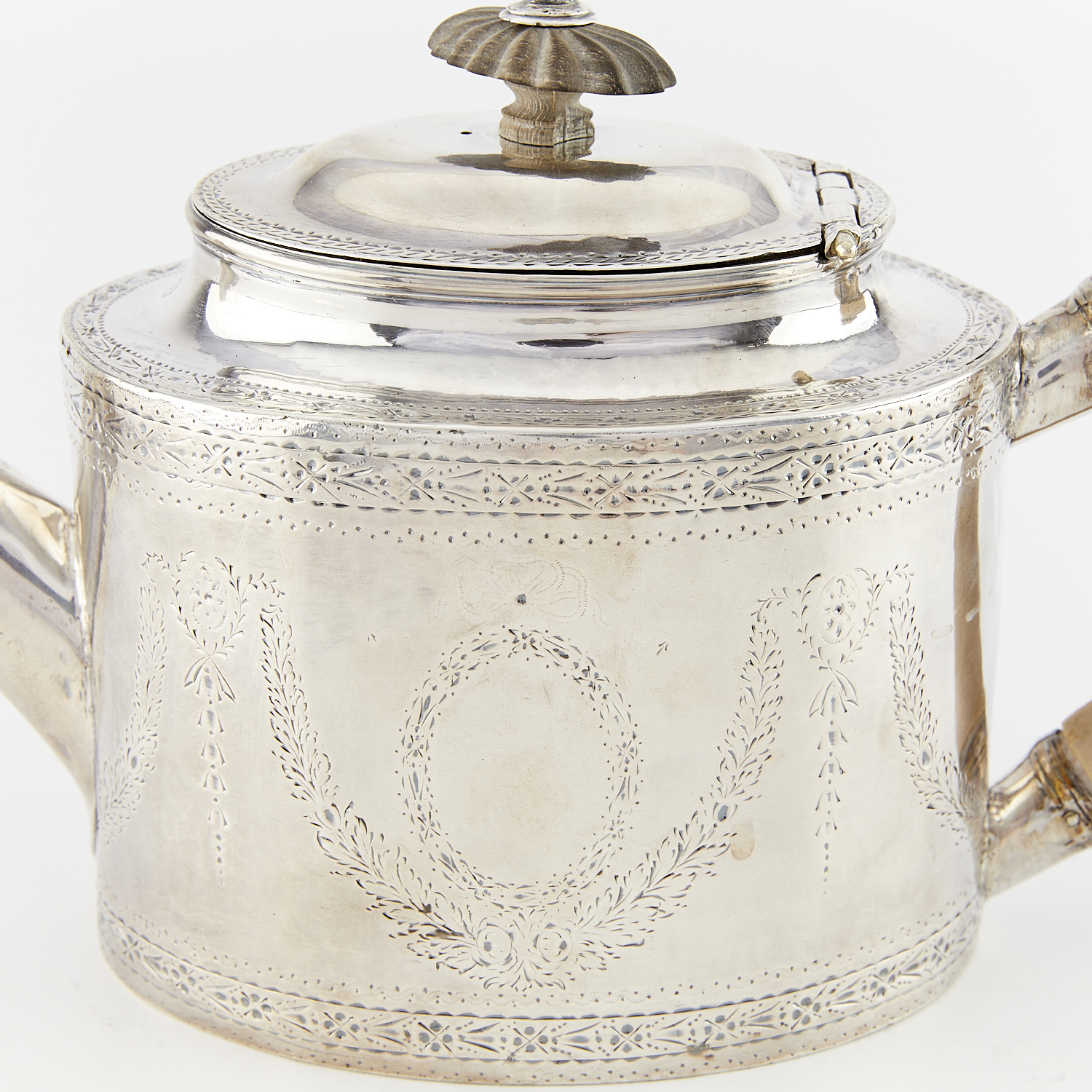 1821 Sterling Silver English Teapot 11.08 ozt - Image 8 of 11