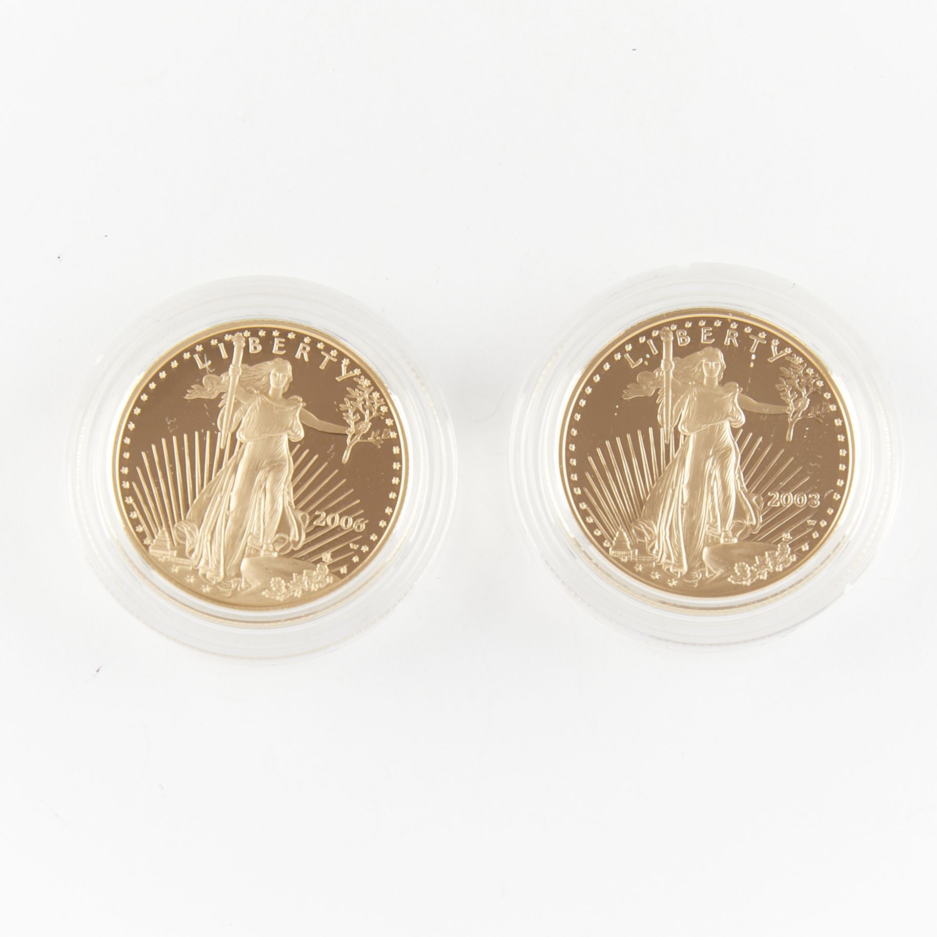 Group 2 $25 Gold American Eagle Proof Coins - Image 2 of 3