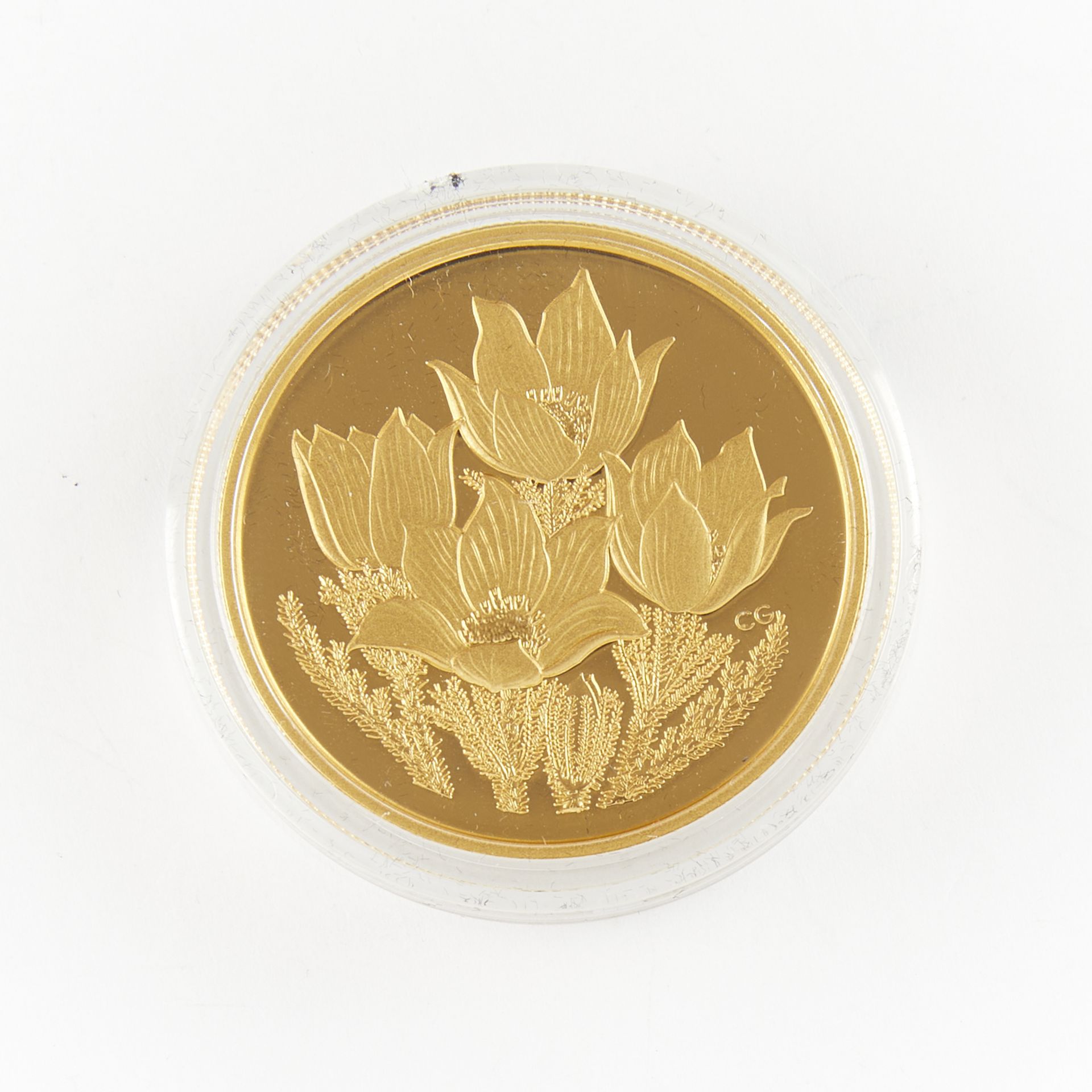2010 $350 99.99 Gold Canadian Prairie Crocus Coin - Bild 3 aus 3