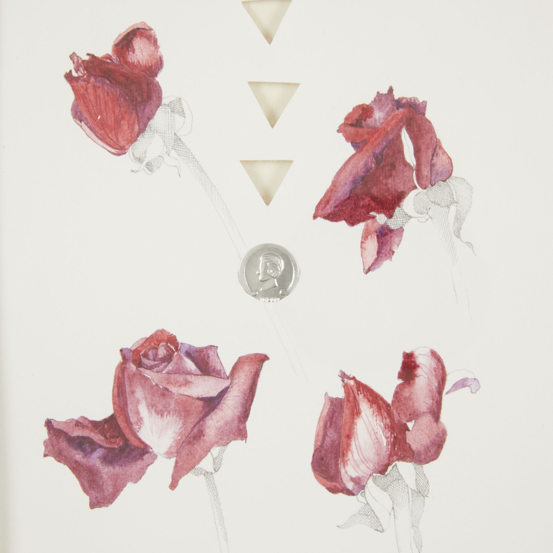 Oris Robertson "Guadalajara Roses #18" Mixed Media - Image 4 of 5