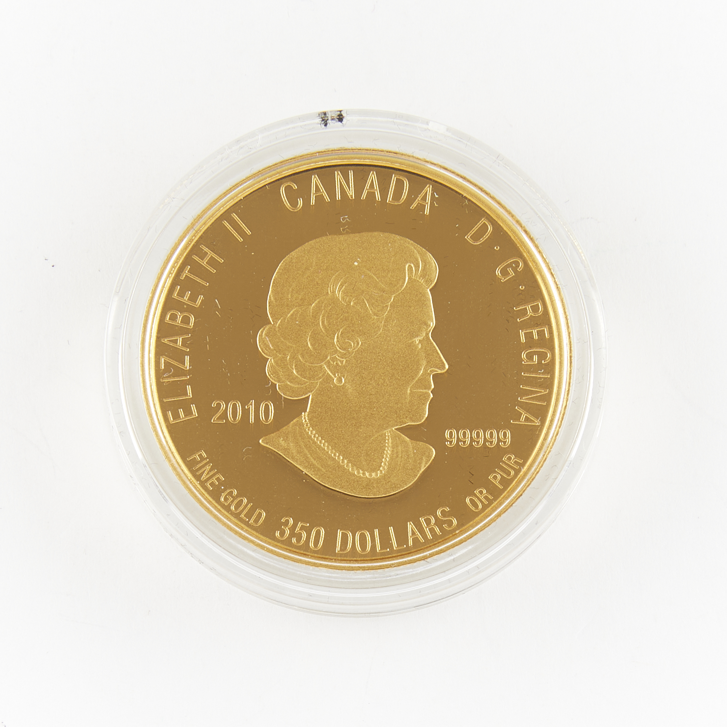 2010 $350 99.99 Gold Canadian Prairie Crocus Coin - Image 2 of 3