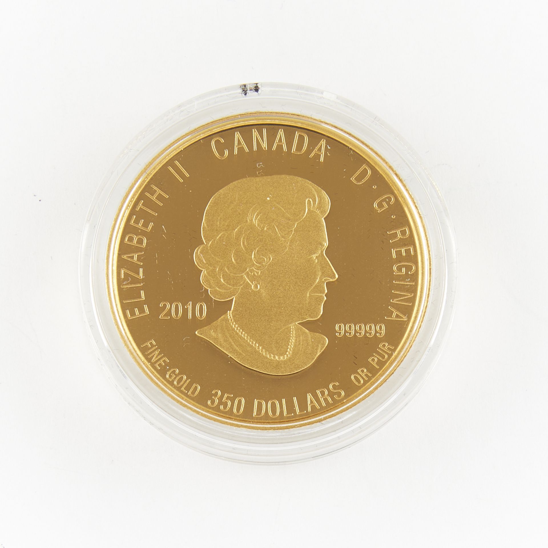 2010 $350 99.99 Gold Canadian Prairie Crocus Coin - Bild 2 aus 3