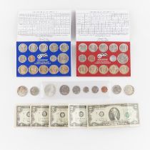 Group of American Coins and Bills