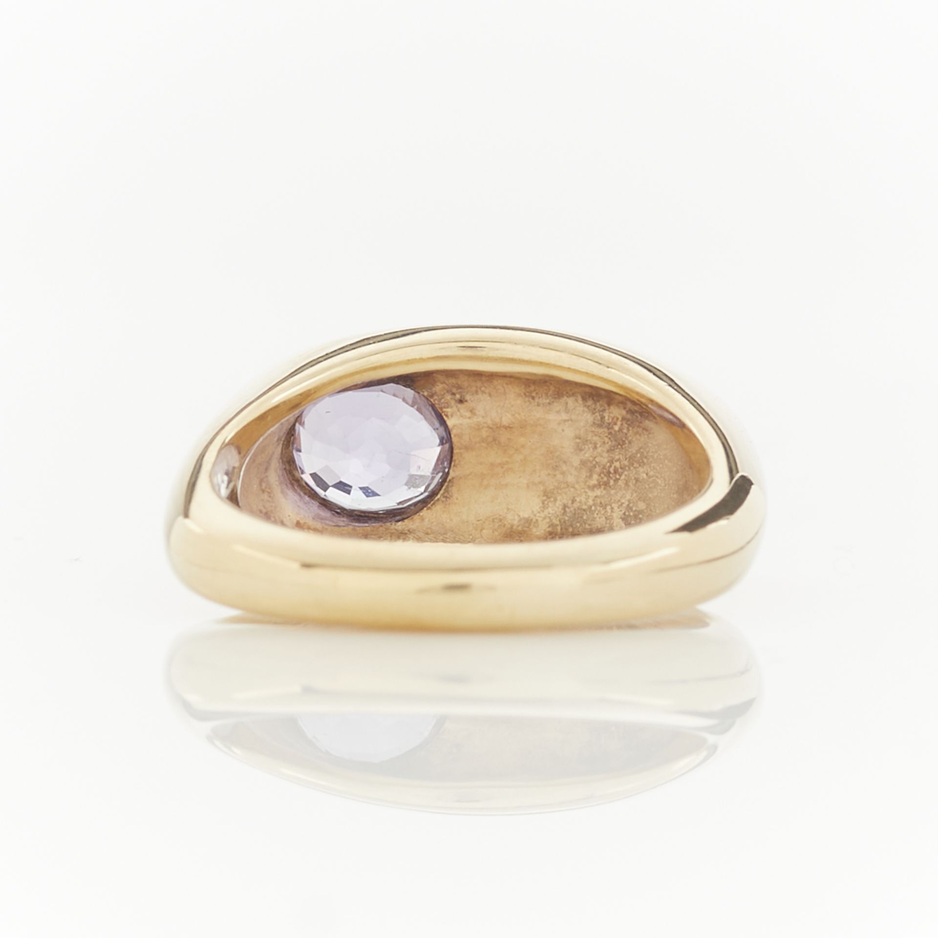 14k Yellow Gold & Purple Sapphire Ring - Bild 7 aus 10