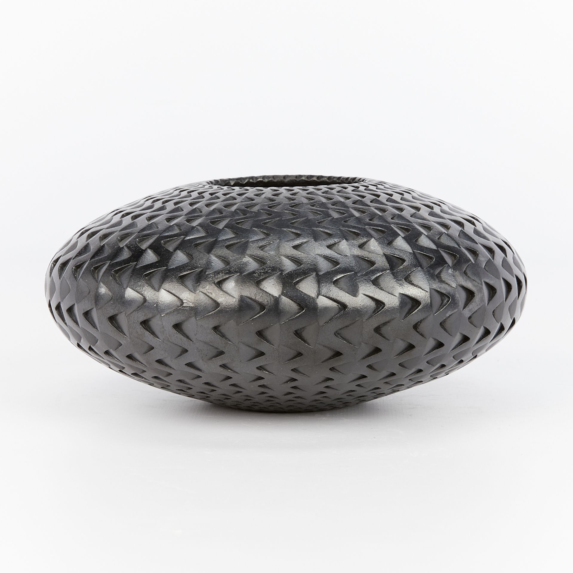 Michael Wisner Black Studio Pottery Vase - Image 4 of 8