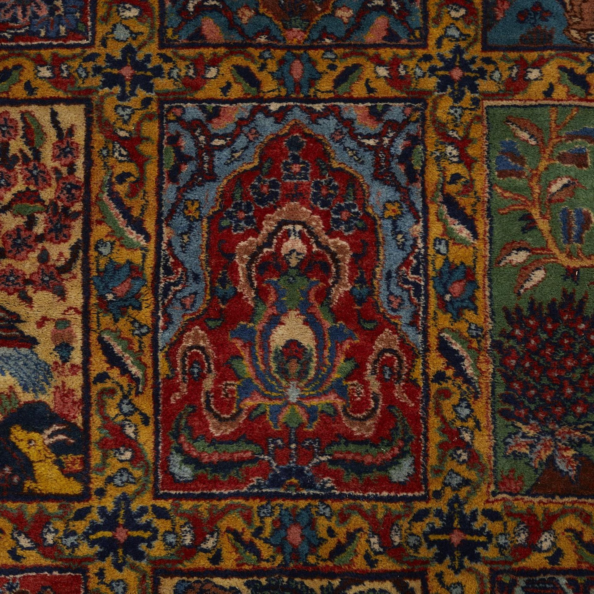 Palace Size Bakhtiari Garden Panel Rug 15' x 10'8" - Bild 3 aus 7