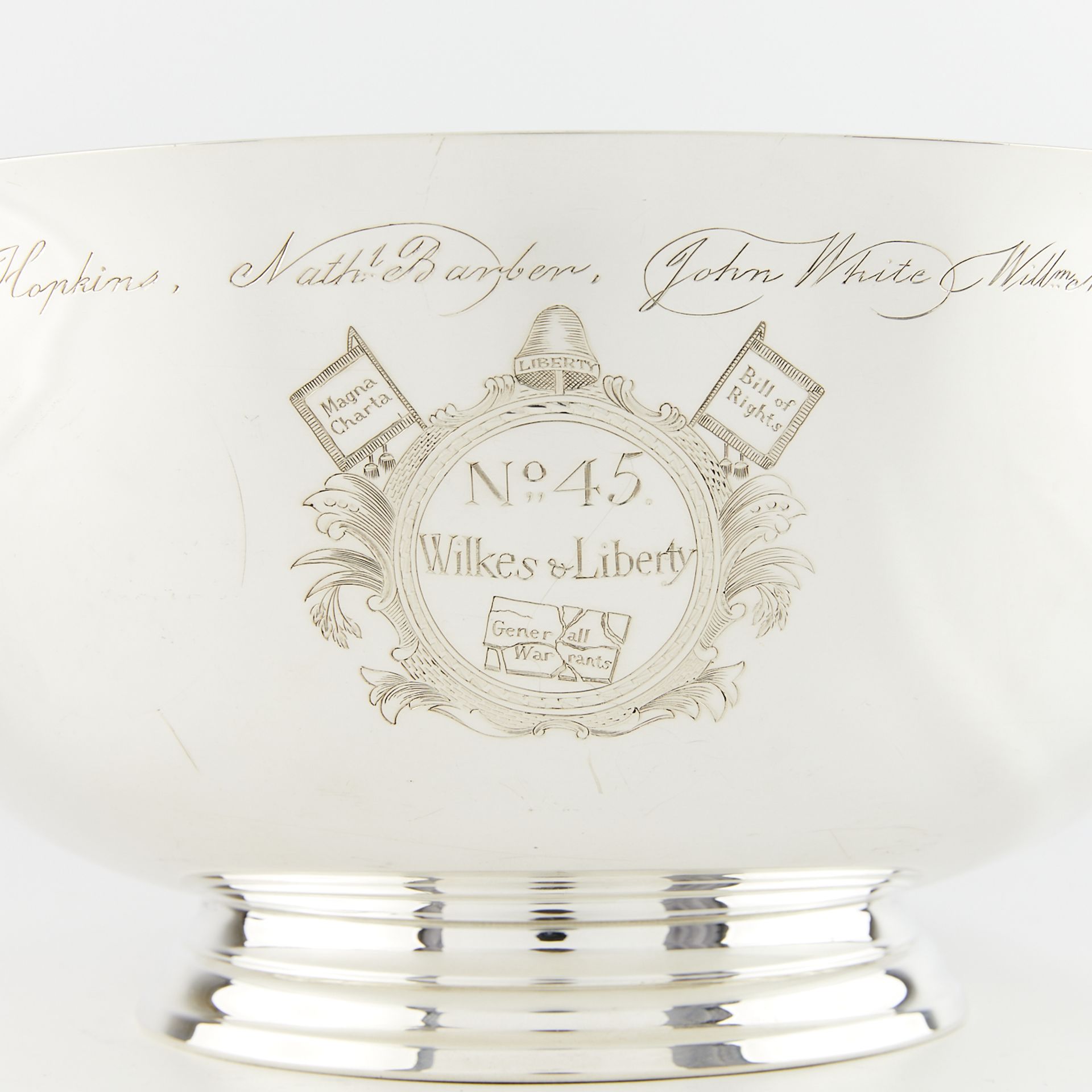 Sons of Liberty Sterling Repro. Bowl 39.8 ozt - Bild 2 aus 10