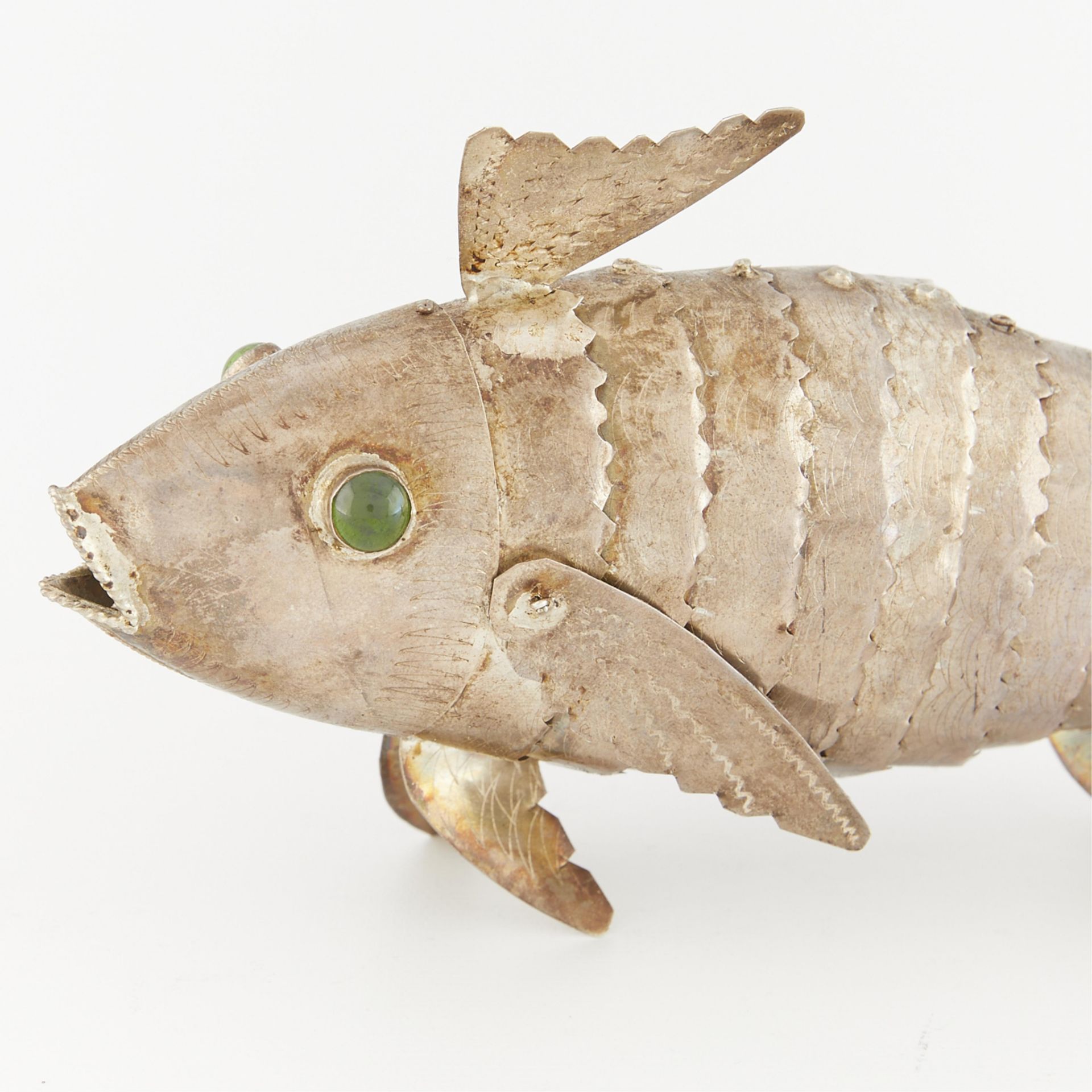 Sterling Silver Fish & 2 Tortoiseshell Cases - Bild 7 aus 12