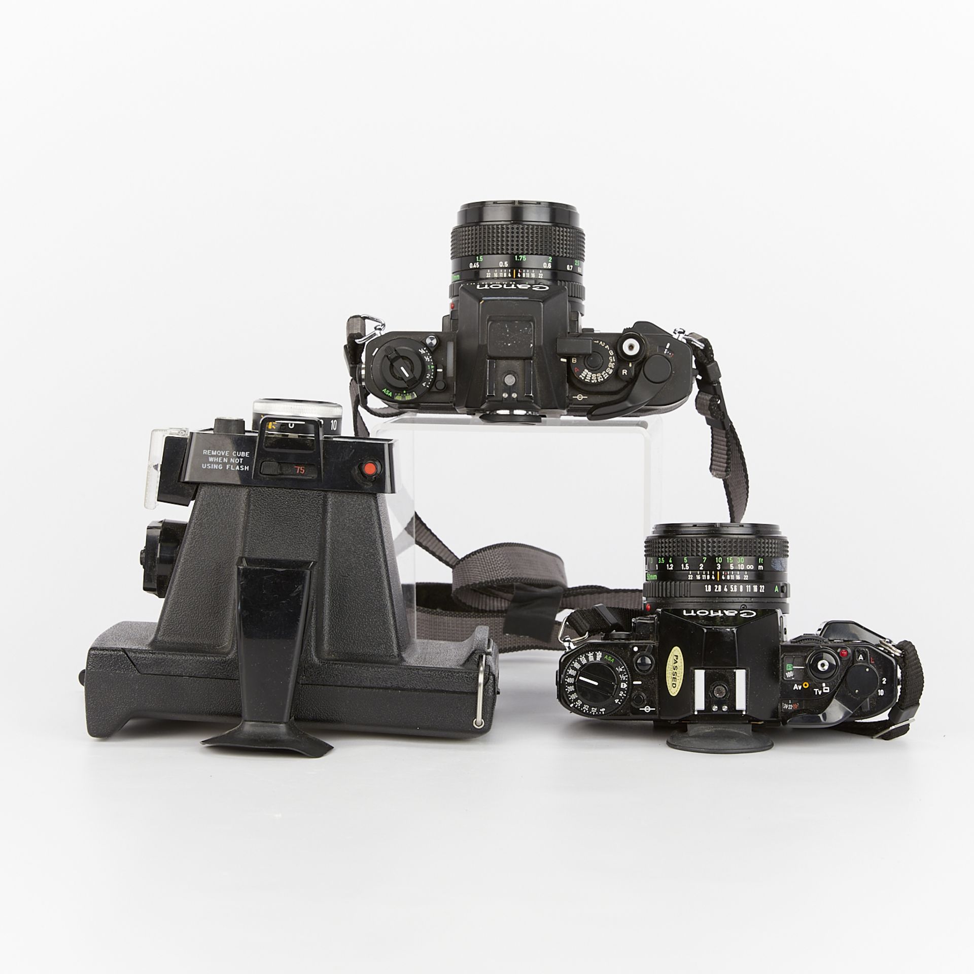 3 Vintage Cameras - Canon 35mm & Polaroid - Bild 8 aus 13
